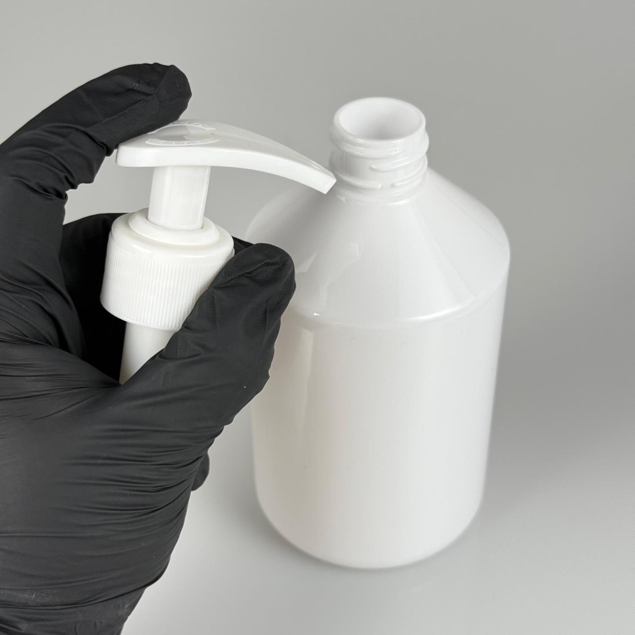 500 CC BEYAZ PET ŞİŞE - 500 ML BEYAZ PLASTİK ŞİŞE BEYAZ POMPALI - SIVI SABUN POMPALI PLASTİK ŞİŞE
