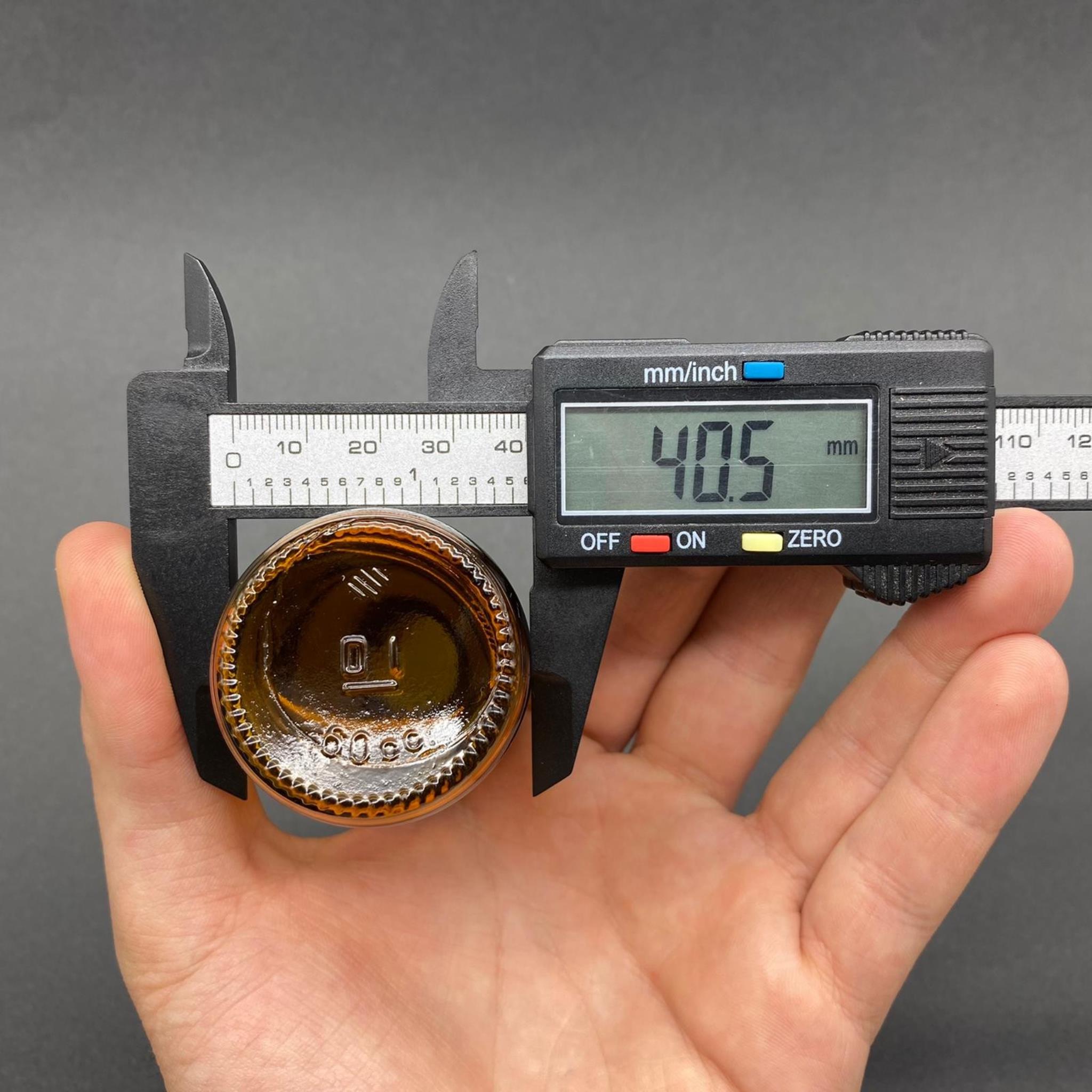 60 CC AMBER CAM ŞİŞE KAPAKSIZ (25 AĞIZ) - ŞİŞECAM ÜRÜN KODU: 717106