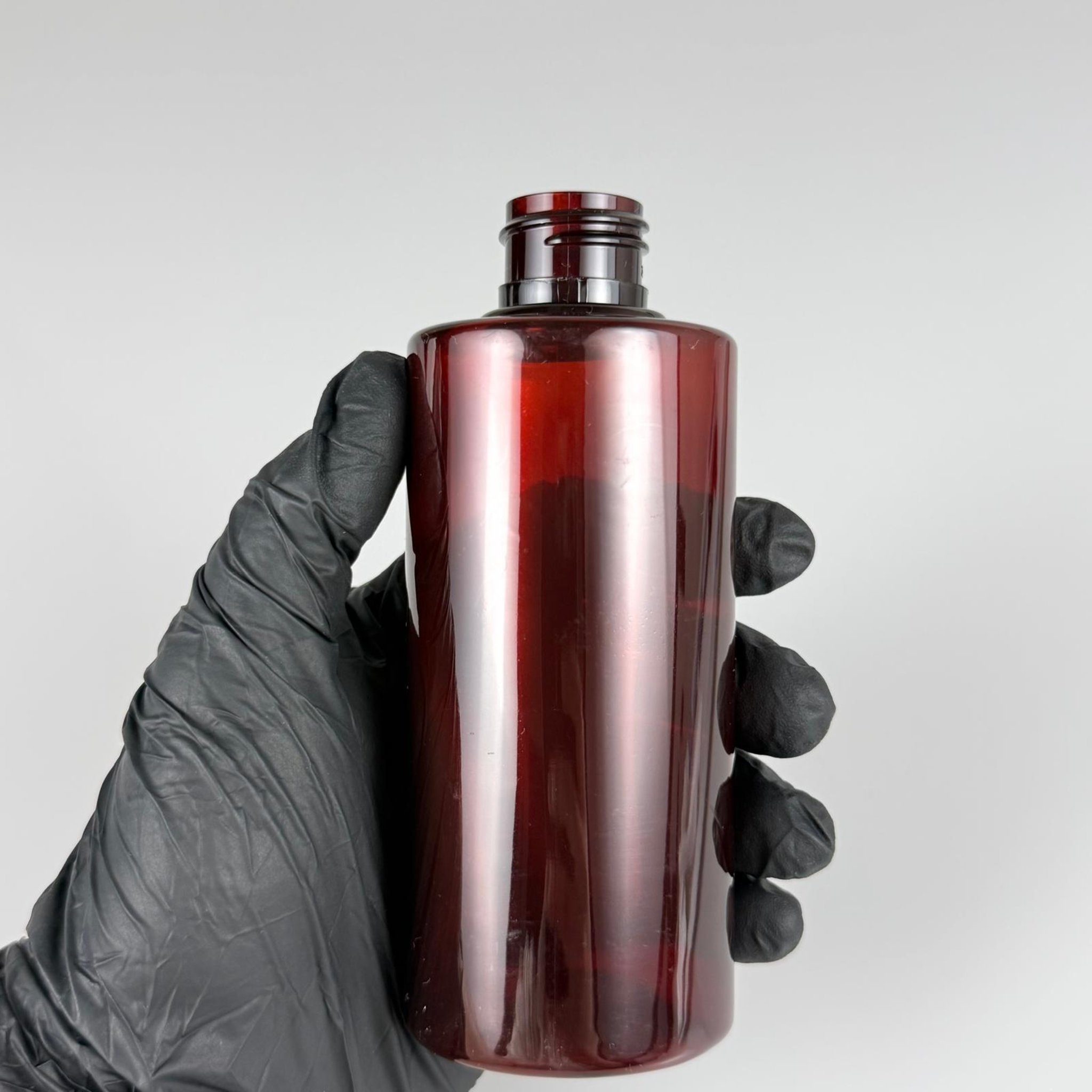 200 CC SİLİNDİR KESKİN KÜT MODEL SERT (25 GR) PET ŞİŞE - KAPAKSIZ - AĞIZ ÇAPI 24 MM - AMBER