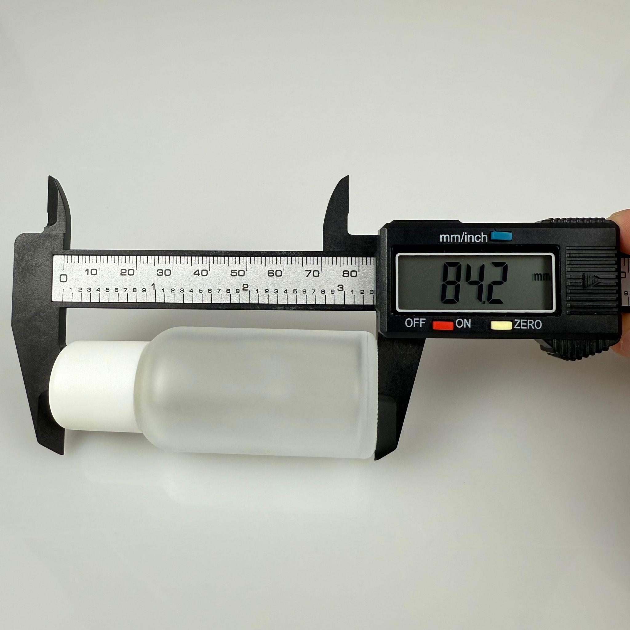 30 CC BUZLU CAM ŞİŞE + İÇTEN DAMLALIKLI ÇOCUK KİLİTLİ BEYAZ KAPAK - BUZLU 30 ML KİLİT KAPAKLI DAMLATMALI ŞİŞE