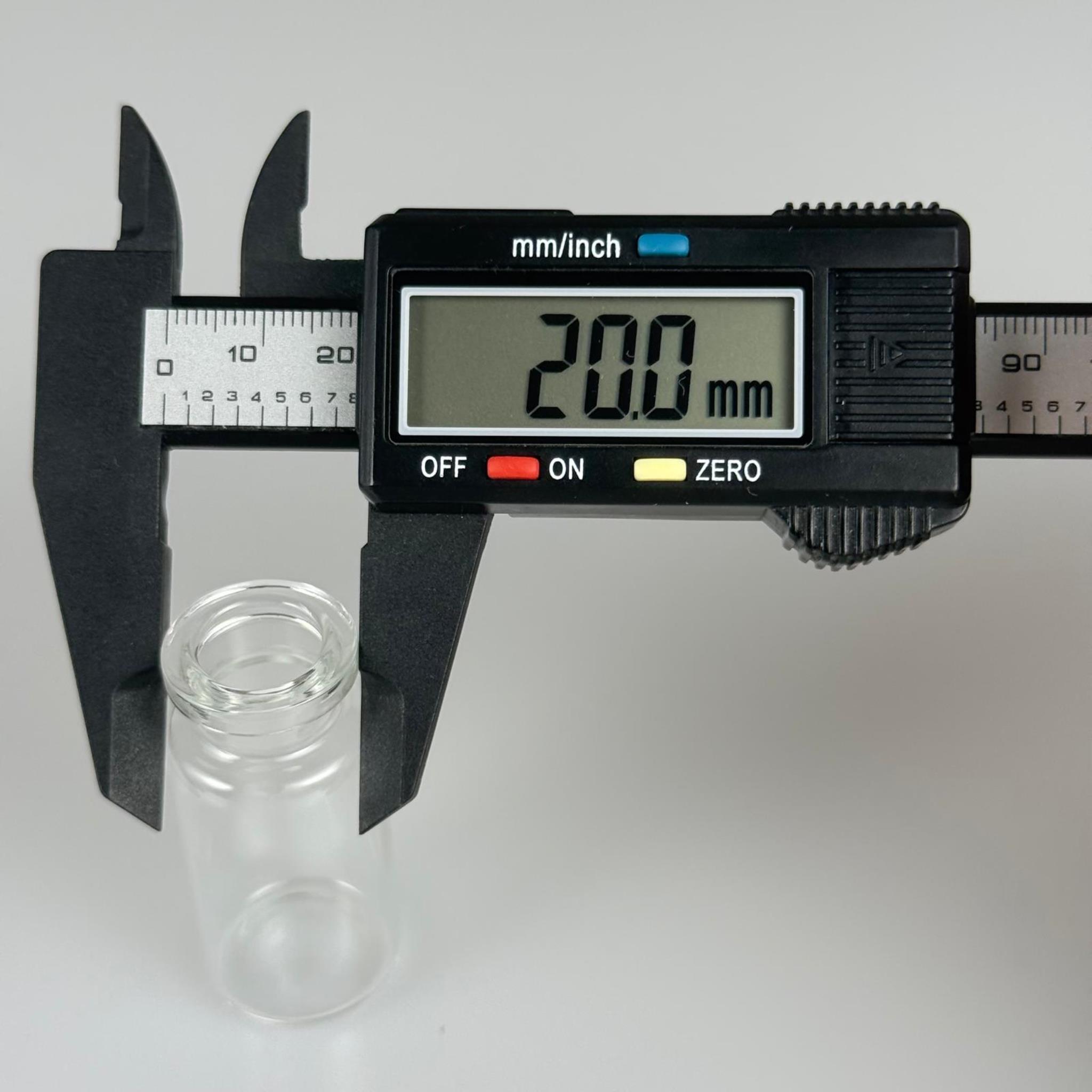 BOROSİLİKAT CAM ŞİŞE - 12 CC - 23x50 MM - ÇEKME CAM BORU FLAKON İNCE PENİSİLİN ŞİŞESİ - AĞIZ ÇAPI 20 MM - FLAKON ŞİŞELERİ VİAL ŞİŞE