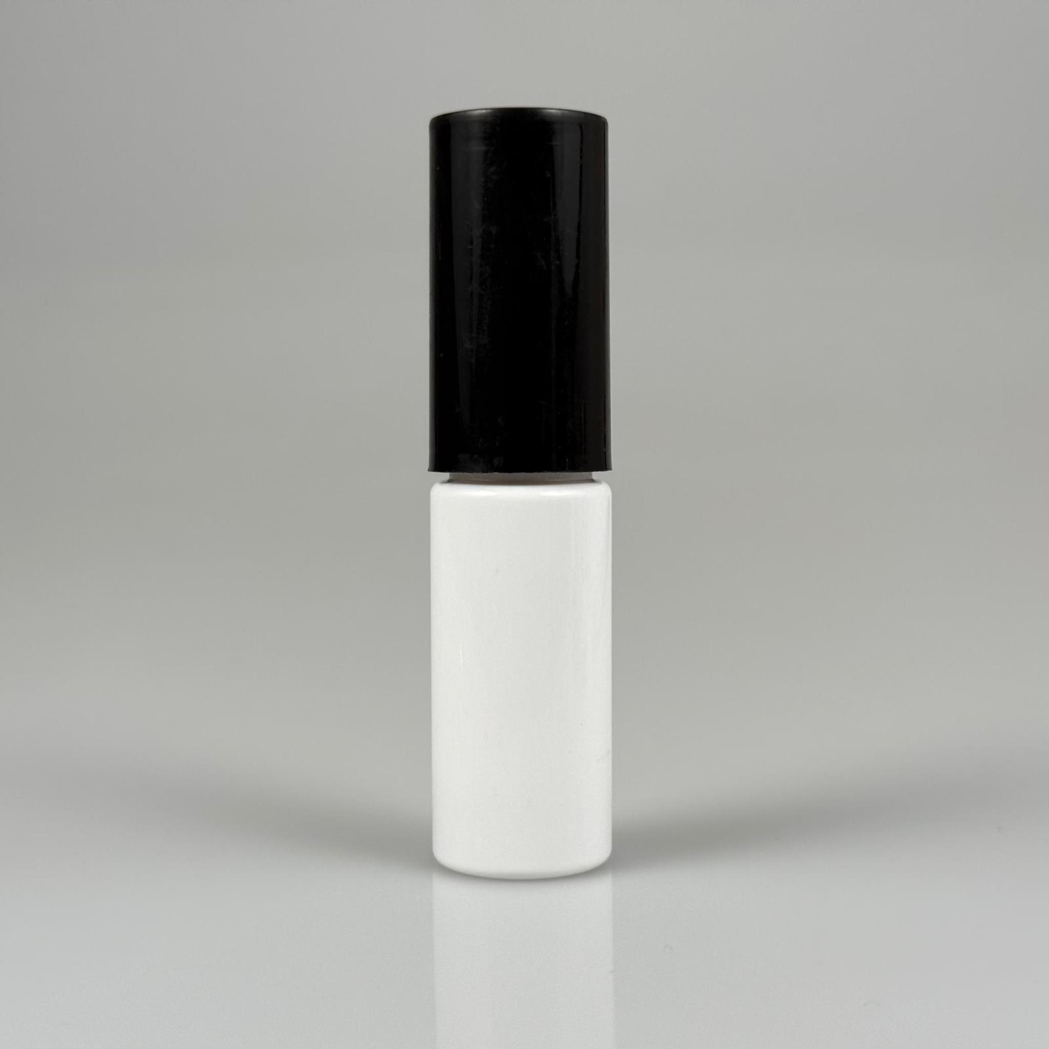 15 CC BEYAZ PARFÜM ŞİŞESİ PLASTİK - SİYAH SPREY + SİYAH KAPAK - 15 ML PARFÜM ŞİŞESİ PET
