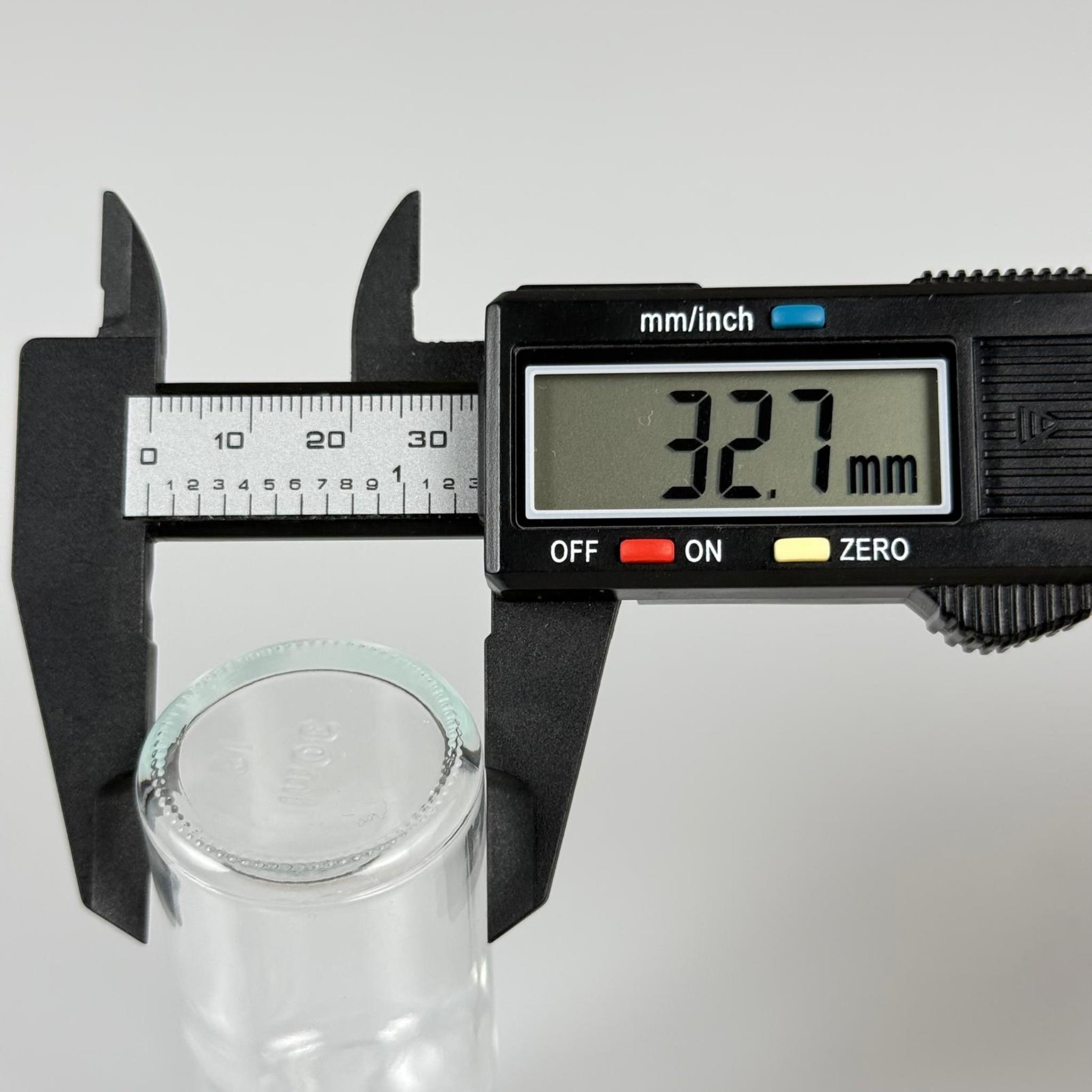 30 CC ŞEFFAF CAM ŞİŞE KAPAKSIZ (18 AĞIZ) - 30 ML CAM ŞİŞE