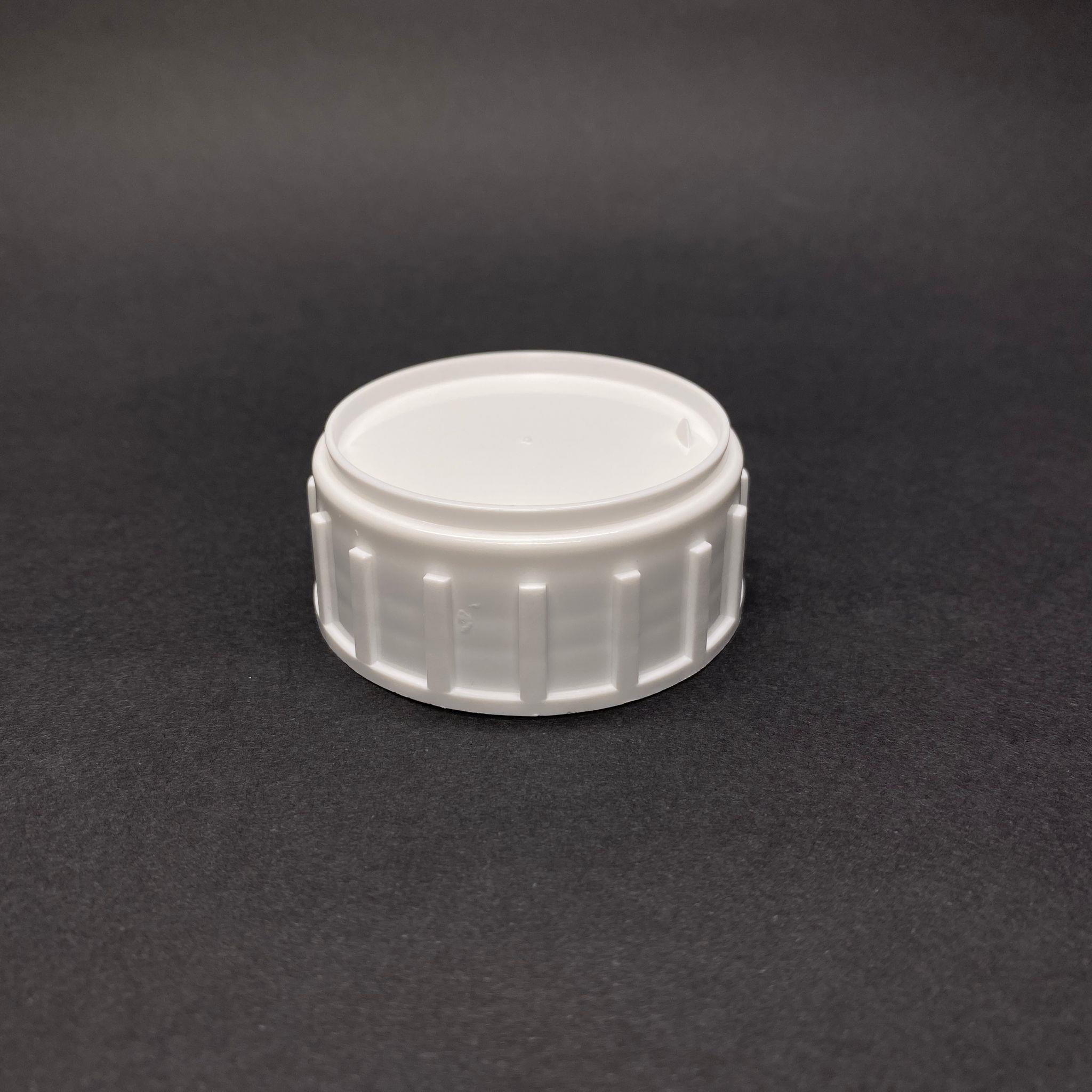 50 MM ALÜMİNYUM İNDİKSİYON CONTALI BEYAZ PLASTİK KAPAK - SK50/24 BERİCAP PLASTİK ZİRAİ BİDON KAPAĞI (TARIM BİDONU İÇİN)