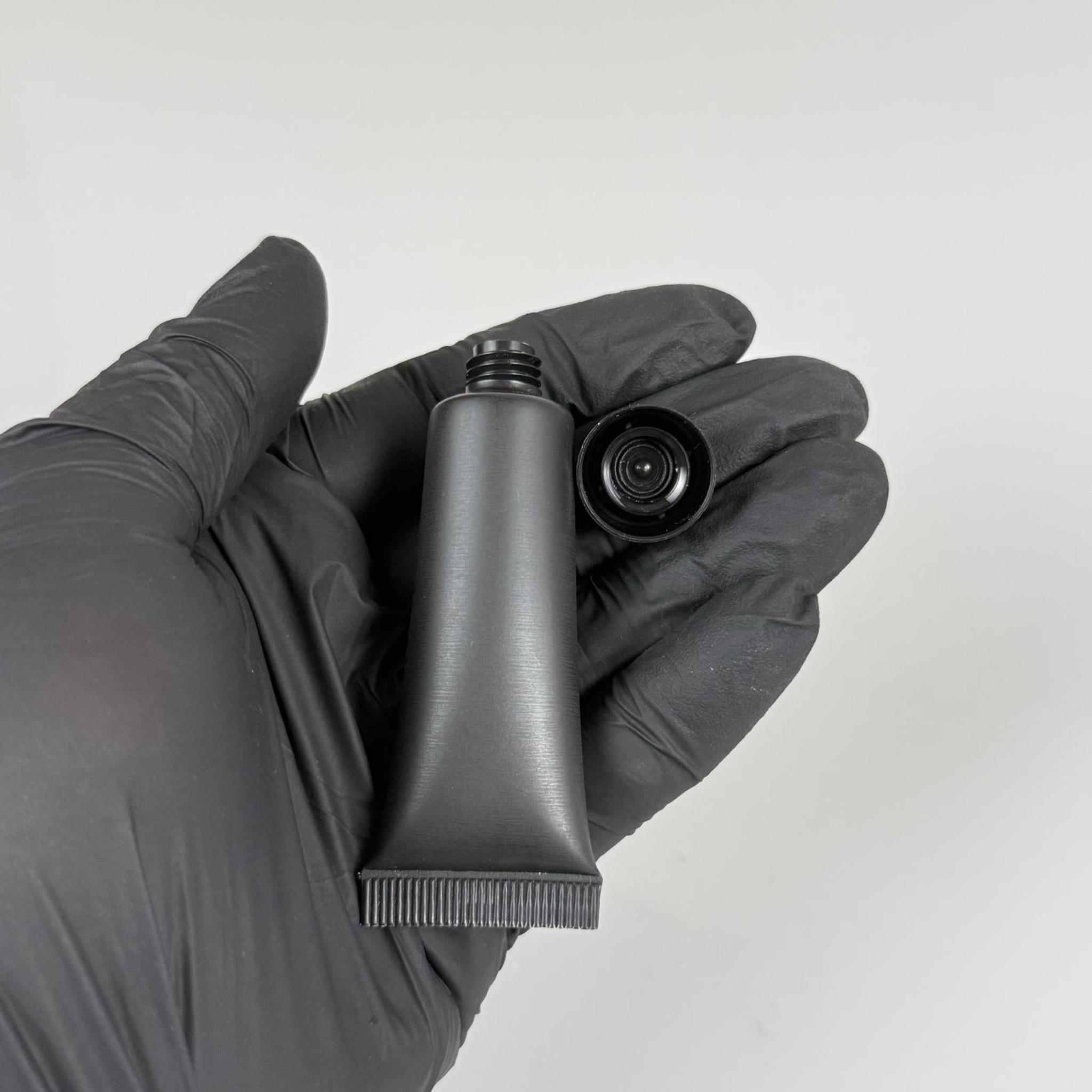 KOZMETİK İÇİN SİYAH BOŞ KREM TÜPÜ KAPAKLI - 10 ML - MERHEM TÜPÜ - PLASTİK MANÜEL DOLDURULABİLİR BOŞ TÜP - LİPGLOSS TÜP - DUDAK PARLATICISI TÜPÜ - BAL DOLUMU İÇİN PLASTİK TÜP