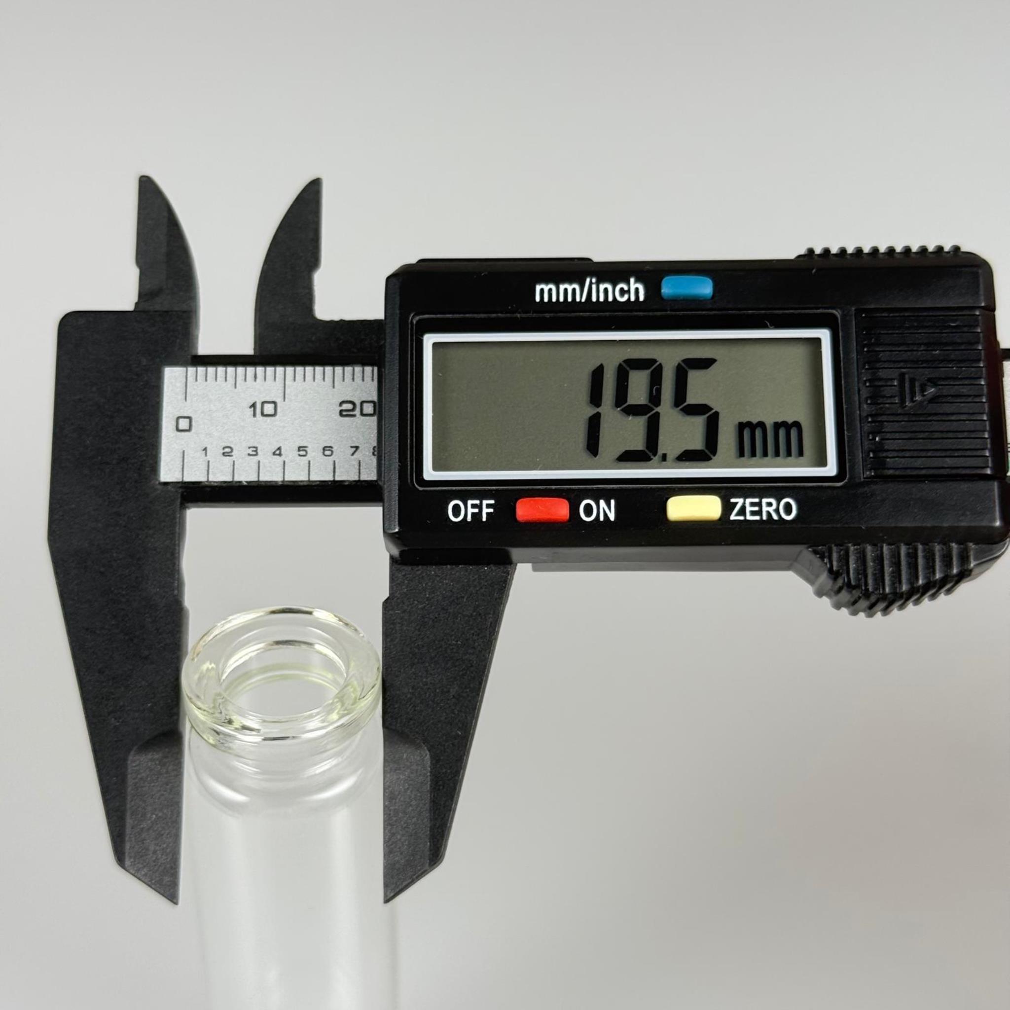 BOROSİLİKAT CAM ŞİŞE - 20 CC - 22x80 MM - ÇEKME CAM BORU FLAKON İNCE PENİSİLİN ŞİŞESİ - AĞIZ ÇAPI 20 MM
