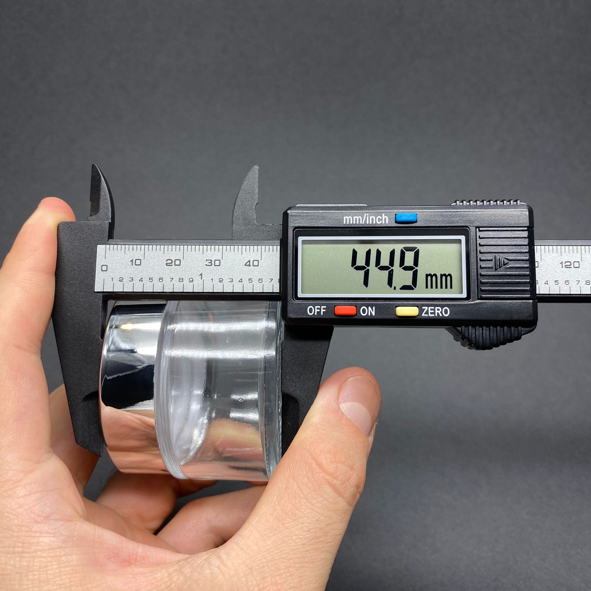 50 CC CAM ŞEFFAF KREM KAVANOZU - GÜMÜŞ AYNALI KAPAKLI İÇ CONTALI - 50 ML ŞEFFAF CAM KAVANOZ  - KOZMETİK KAVANOZ