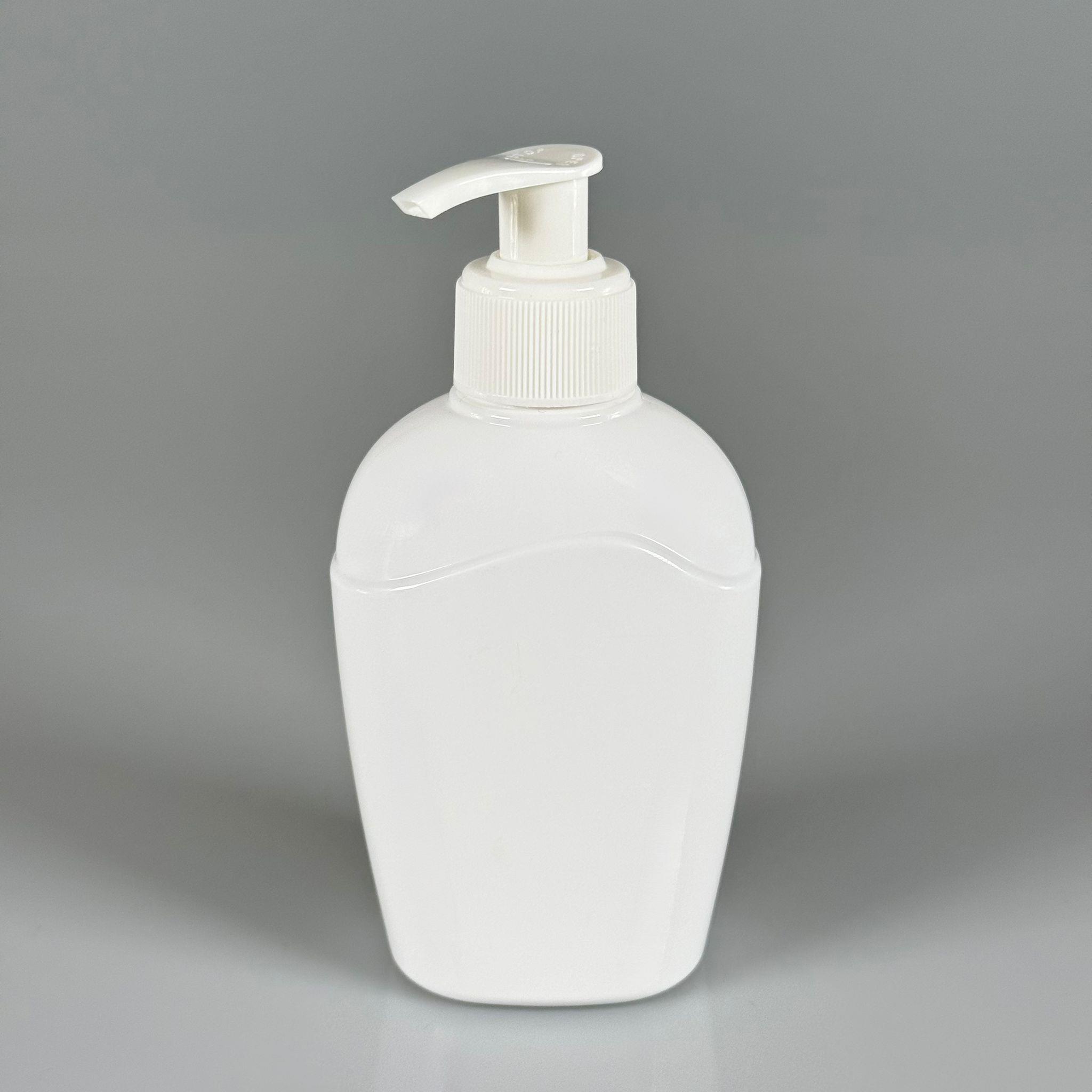 250 CC YASSI TOMBUL BEYAZ ŞAMPUAN ŞİŞESİ BEYAZ POMPALI  - 250 ML BOŞ ŞAMPUAN ŞİŞESİ