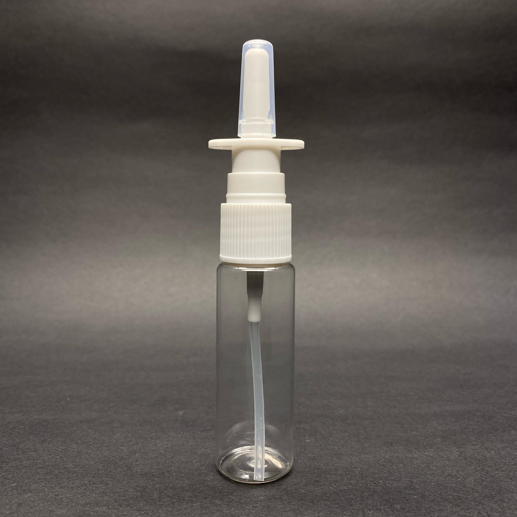 20 CC ŞEFFAF PET ŞİŞE- NAZAL BURUN SPREYLİ 20 ML PLASTİK ŞİŞE