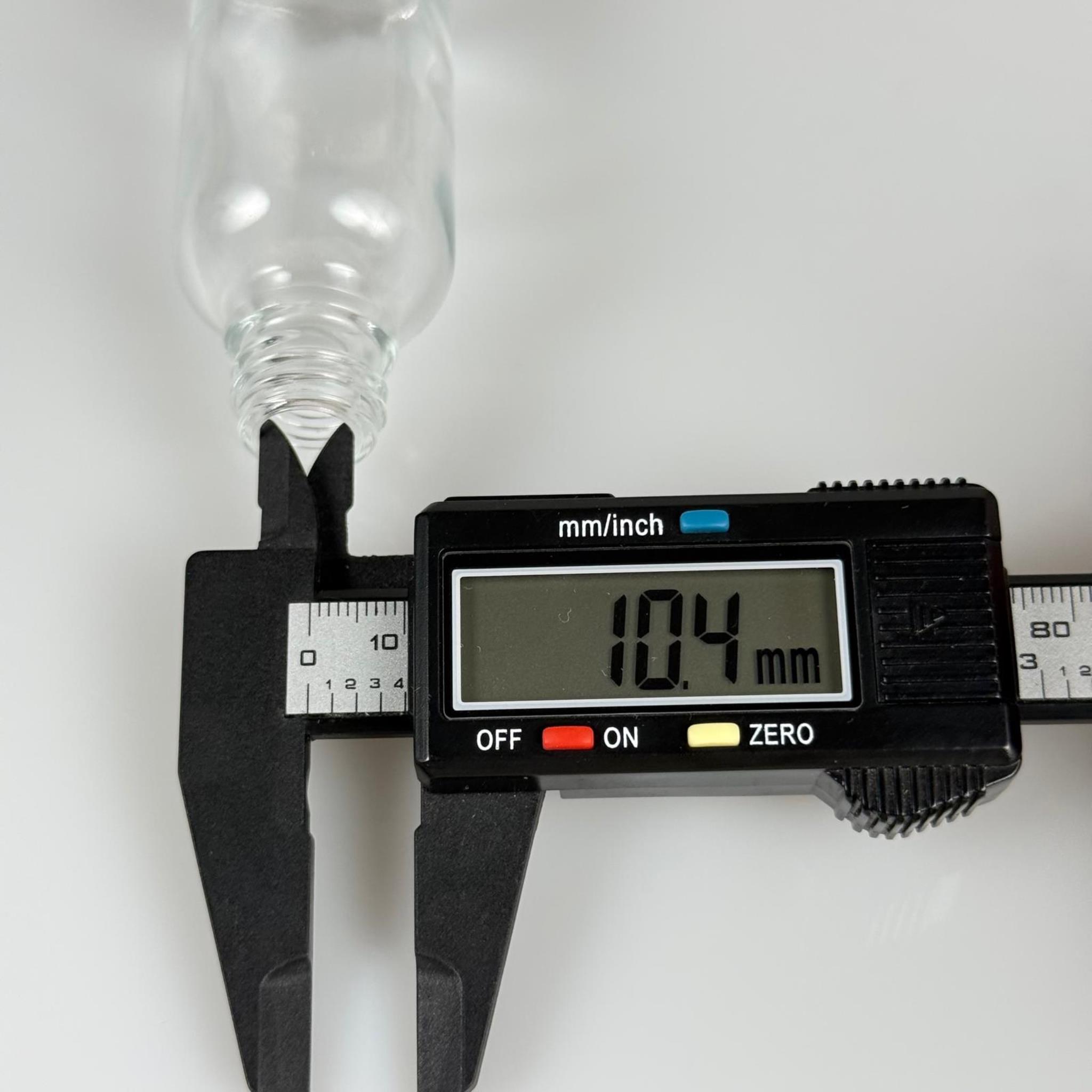 30 CC ŞEFFAF CAM ŞİŞE KAPAKSIZ (18 AĞIZ) - 30 ML CAM ŞİŞE