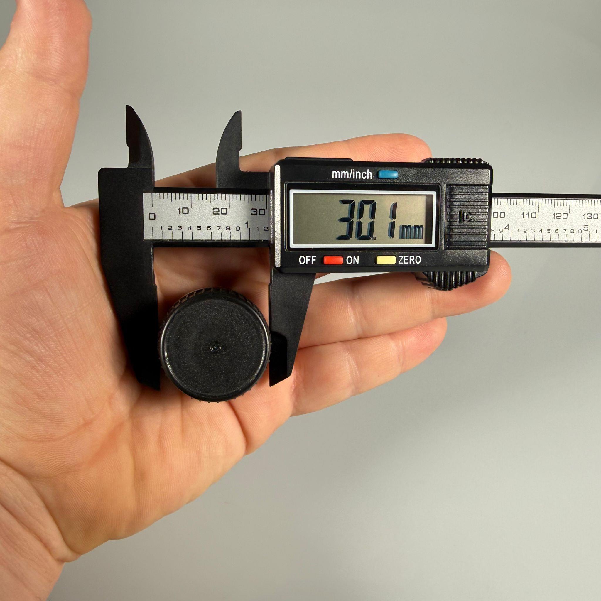 28 MM ÇAKMA KAPAK SİYAH - EV 21 / 20 MAG BERİCAP