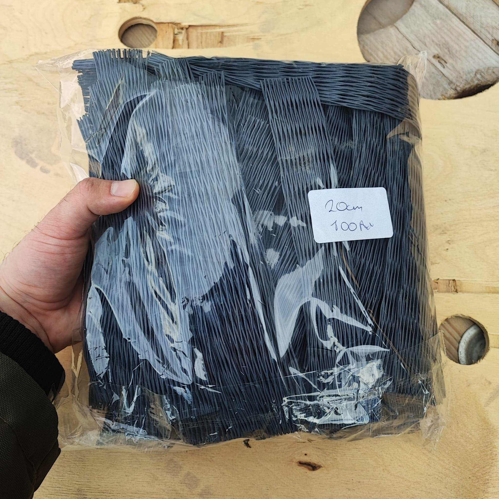 KORUMA FİLESİ - 20 CM  GRİ - ŞİŞE KORUMA FİLESİ - PARÇA KORUYUCU FİLE - CAM ŞİŞE KORUMA FİLESİ - 100lü PAKET