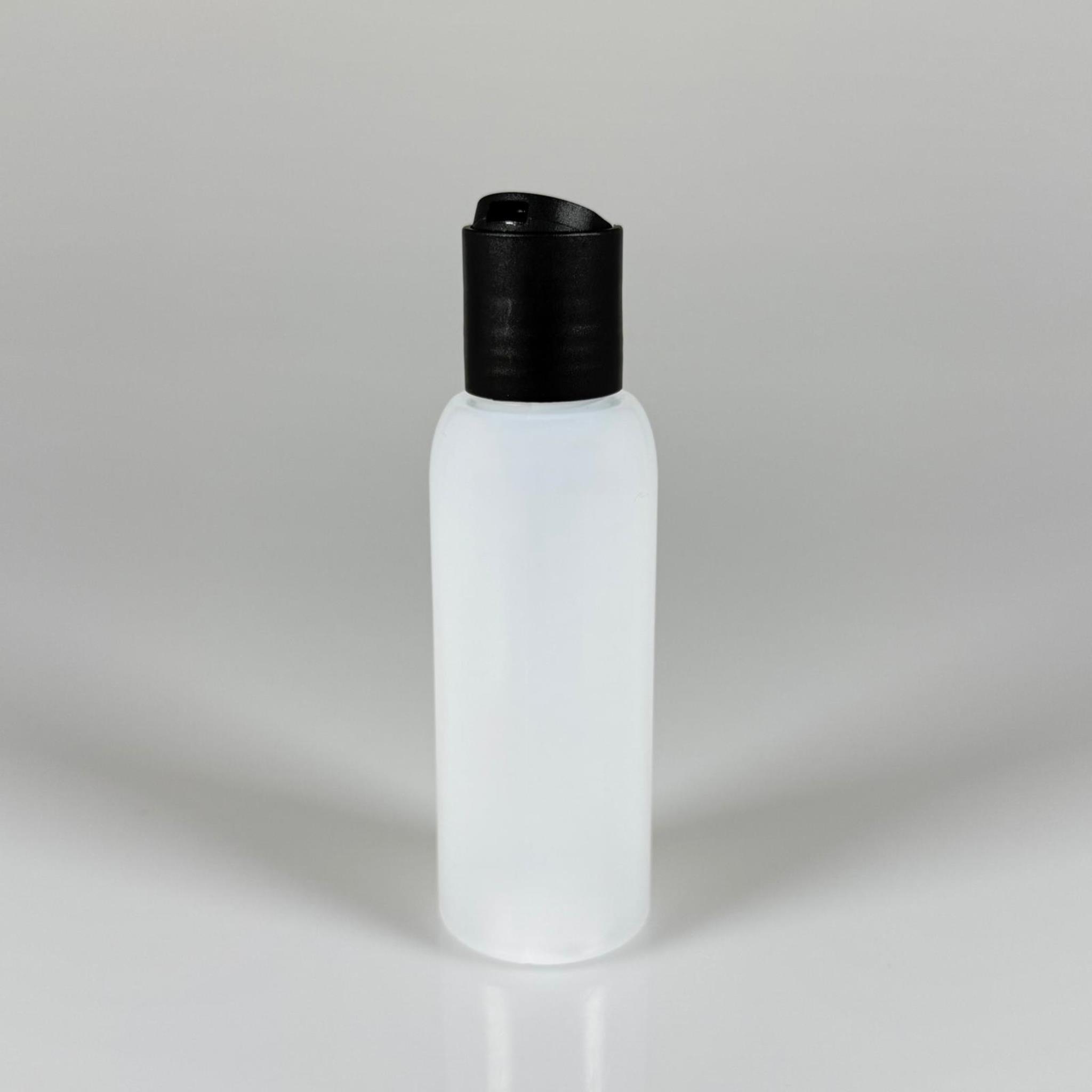 100 ML SIKILABİLİR YUMUŞAK PE POLİETİLEN PLASTİK ŞİŞE - SİYAH DİSKTOP ŞAMPUAN KAPAKLI - 100 cc sos, yağ, kartuş, mürekkep vb için boş şişeler