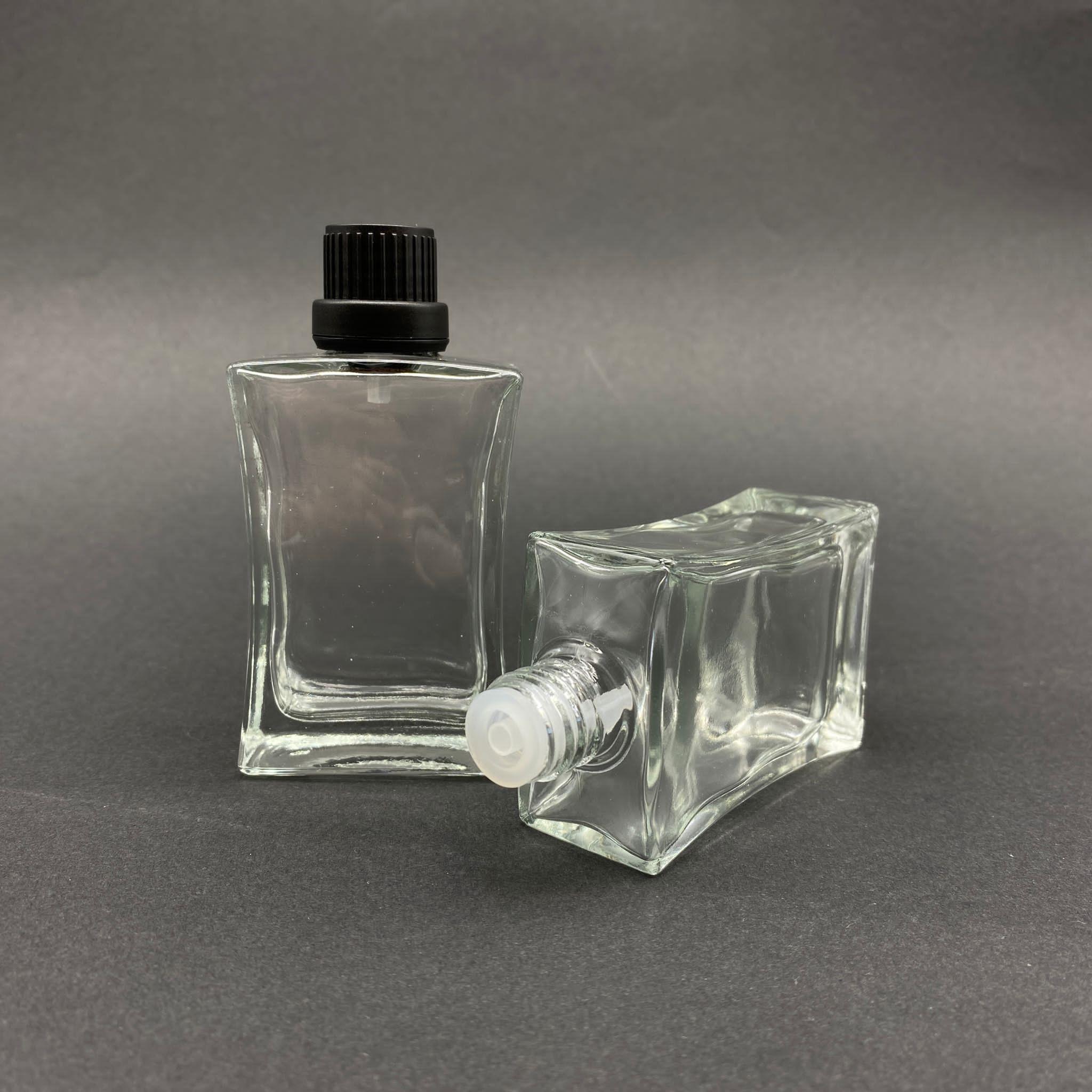 50 CC KÖŞELİ İÇTEN DAMLALIKLI - SİYAH KİLİT KAPAKLI CAM ŞİŞE - 50 ML STANDART İÇTEN DAMLALIKLI CAM ŞİŞE - 1. KALİTE İTHAL CAM