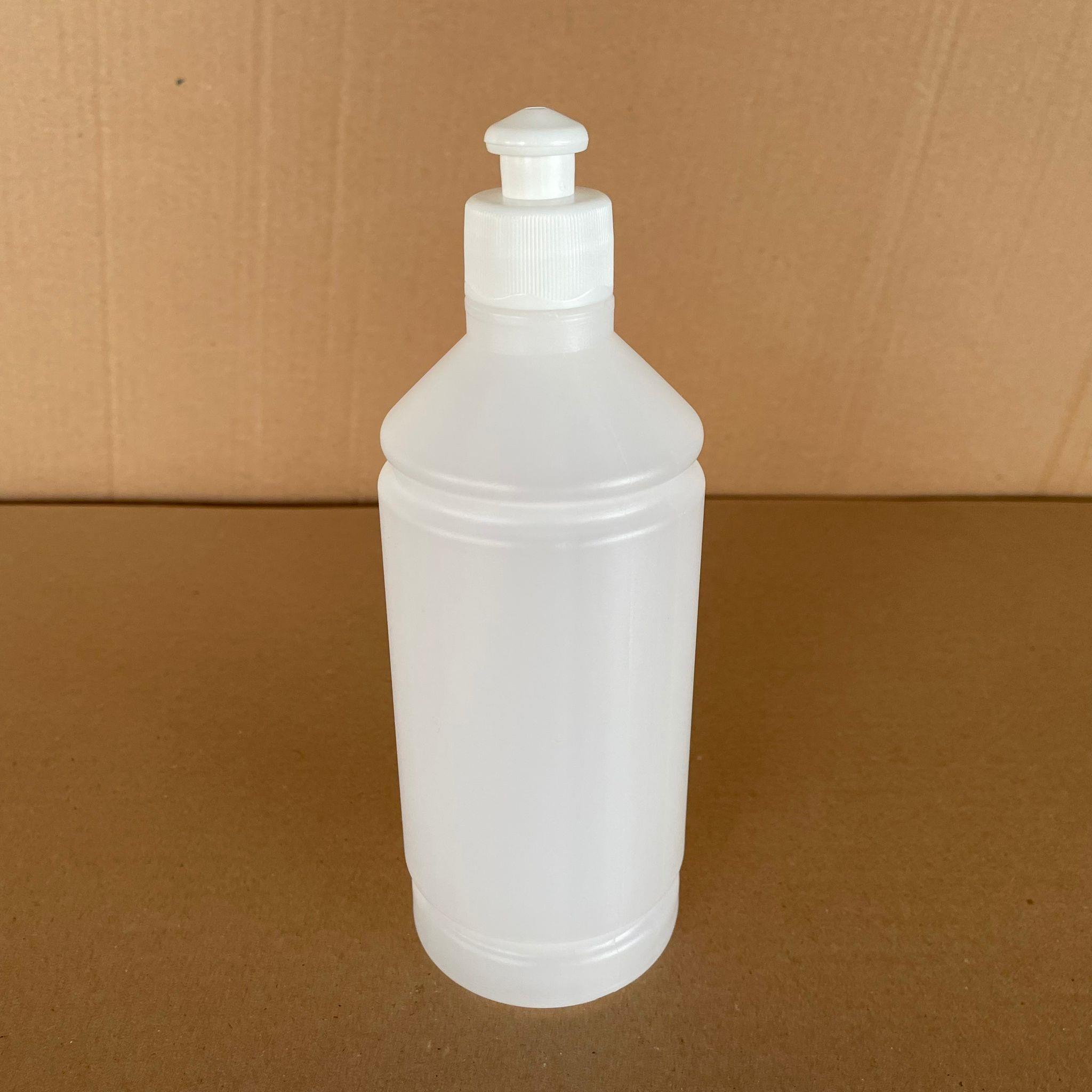 500 CC TİNER ŞİŞESİ - BEYAZ PUSH PULL KAPAKLI - 500 ML KİMYASALA DAYANIKLI PLASTİK ŞİŞE - 0,5 LT POLİETİLEN ŞİŞE