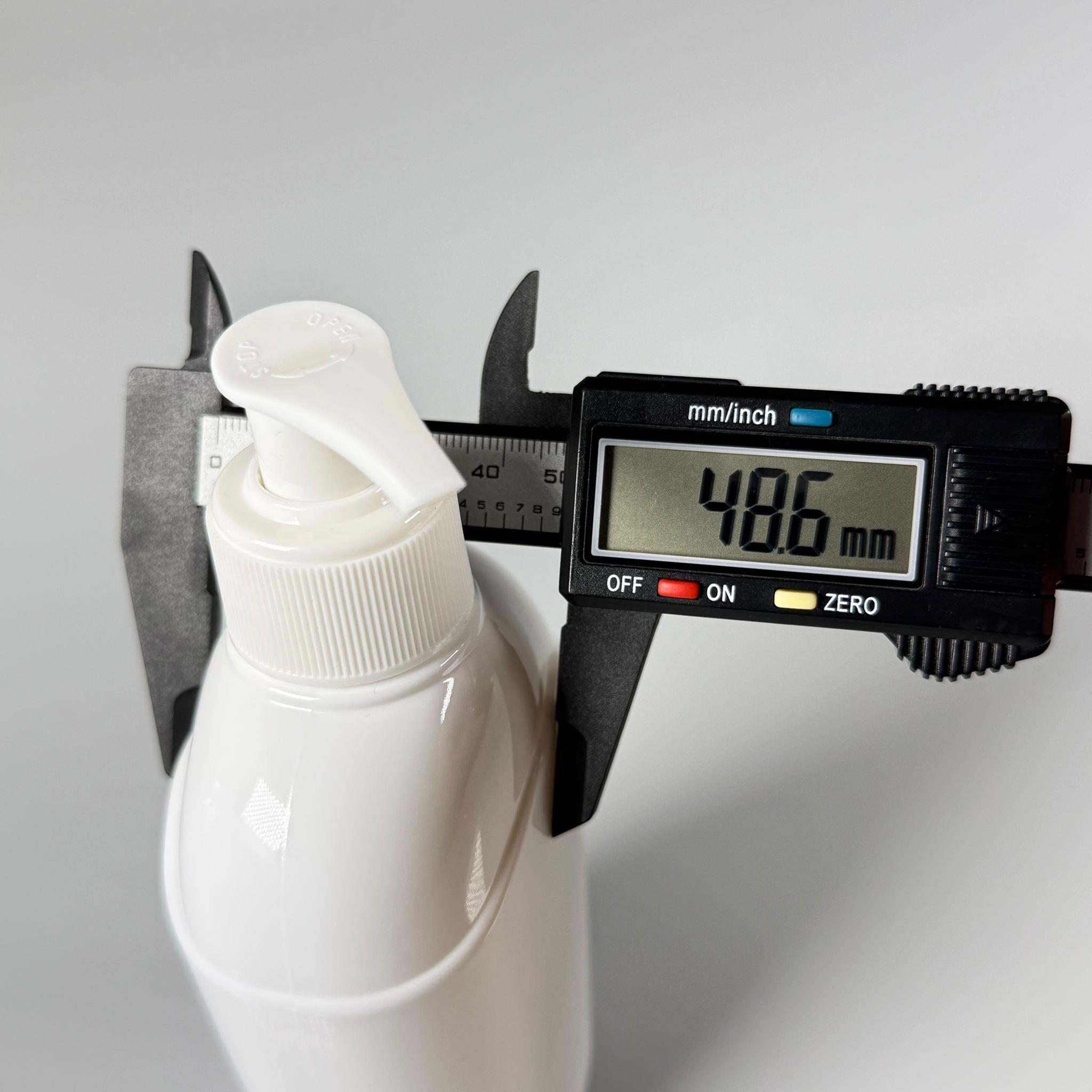 250 CC YASSI TOMBUL BEYAZ ŞAMPUAN ŞİŞESİ BEYAZ POMPALI  - 250 ML BOŞ ŞAMPUAN ŞİŞESİ