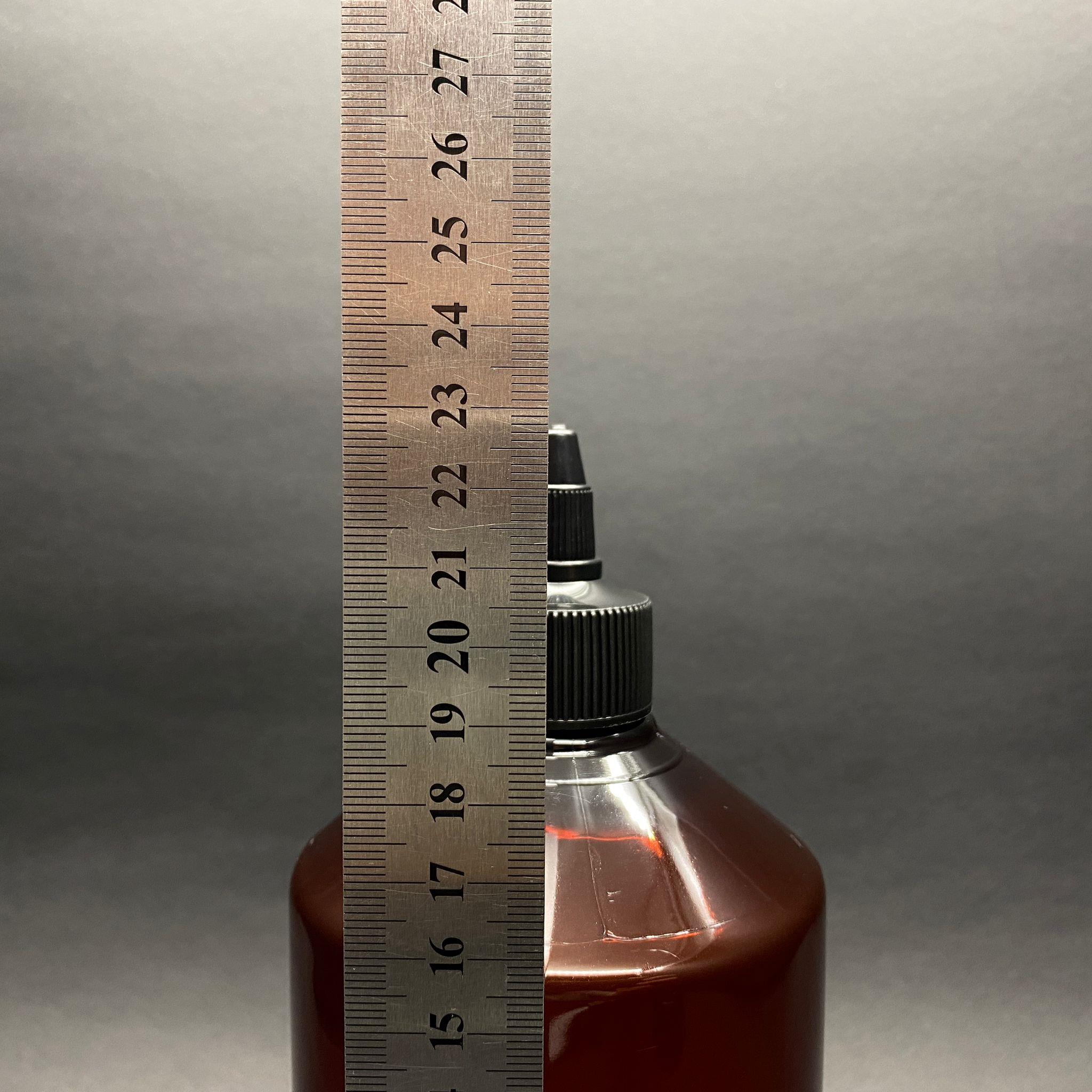 1000 CC SİVRİ TWİST ASANSÖR KAPAKLI AMBER PET ŞİŞE - 1000 ML AKITICI SİYAH KAPAKLI PET ŞİŞE