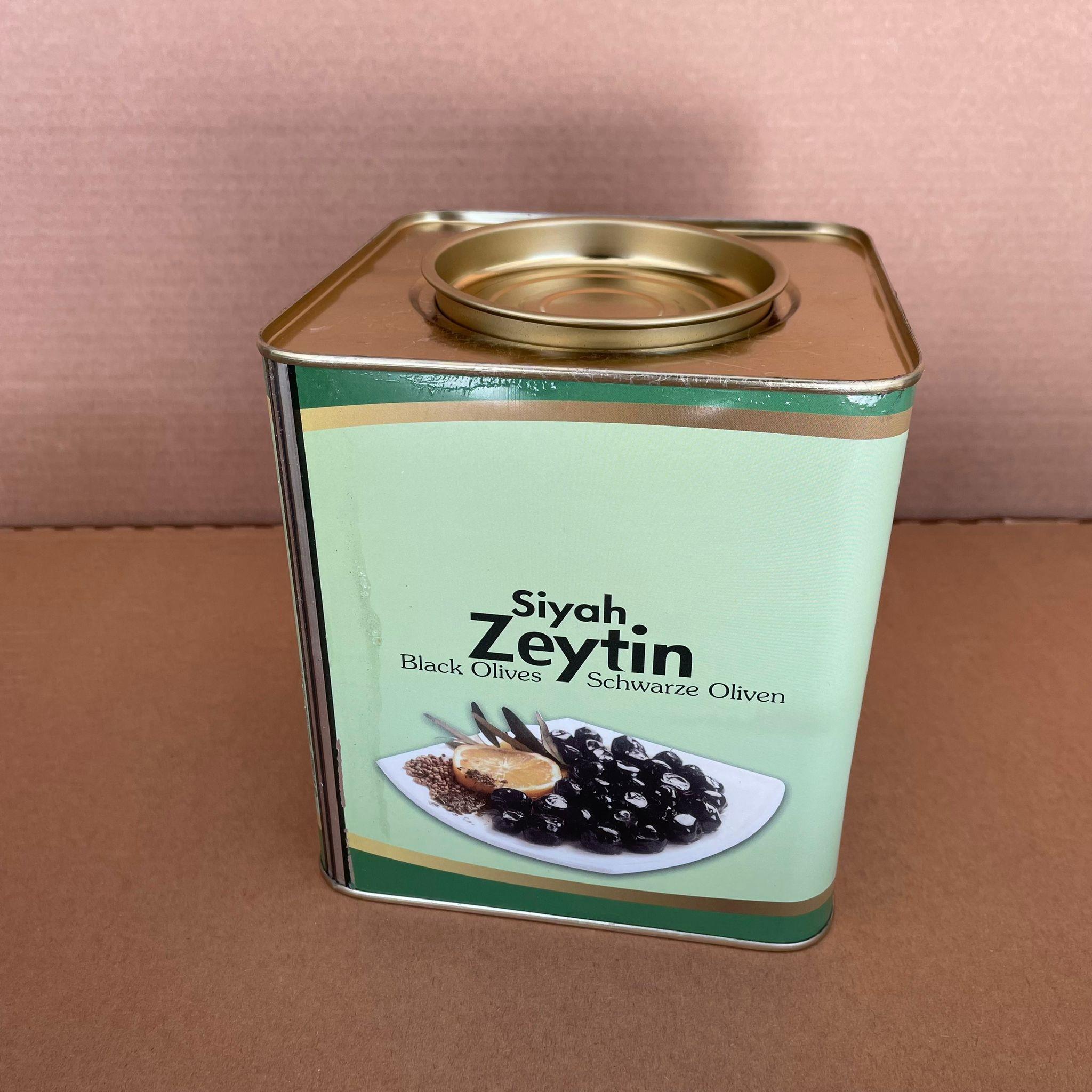 3 KG ZEYTİN TENEKESİ - BASKILI - 3 KİLO ZEYTİN TENEKESİ