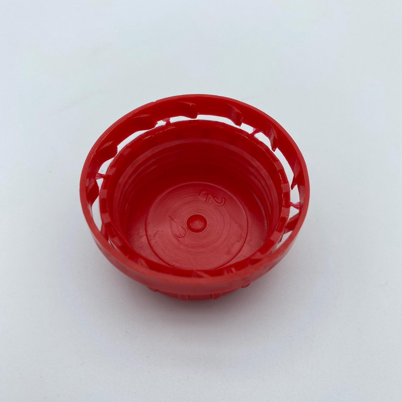 38 MM KIRMIZI BİDON KAPAĞI KİLİTLİ