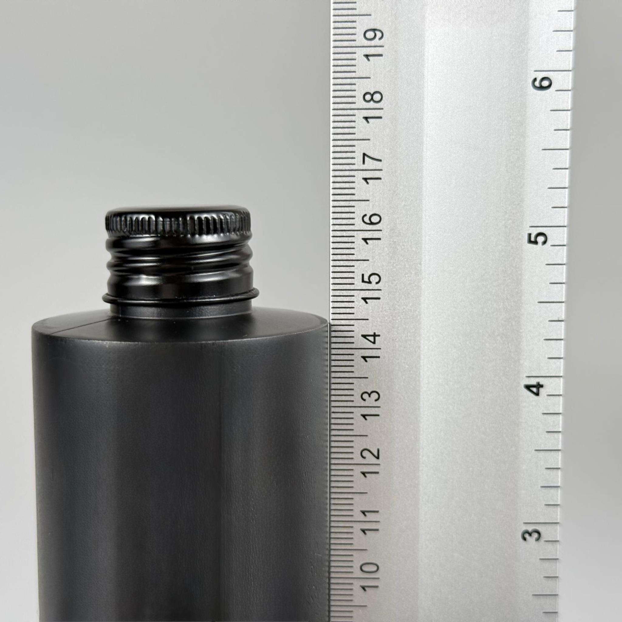 250 CC SİYAH SİLİNDİR MODEL MAT SERT POLİETİLEN ASETON ŞİŞESİ (24 AĞIZ) + KÖPÜK CONTALI SİYAH METAL ALÜMİNYUM KAPAK + KOLONYA TIPALI TAKIM - 250 ML KAPAKLI POLİETİLEN ŞİŞELER