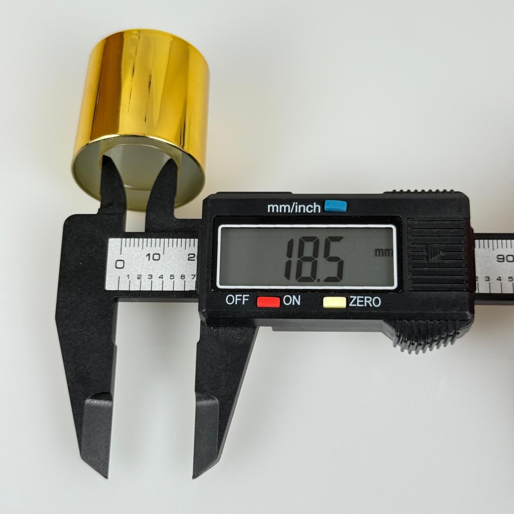 15 MM AĞIZ PARFÜM SPREY KAPAK - PARFÜM SPREYİ ÜZERİNE GEÇME KAPAK - GOLD GENİŞ