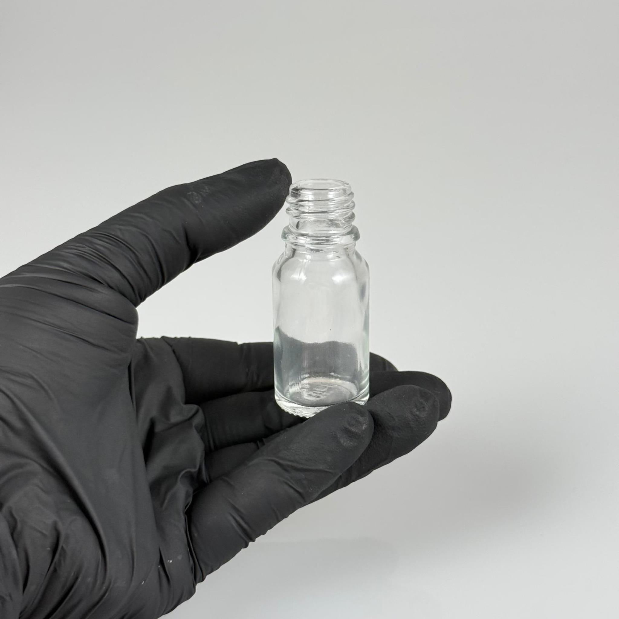 10 CC ŞEFFAF CAM ŞİŞE KAPAKSIZ (18 AĞIZ) - 10 ML CAM ŞİŞE