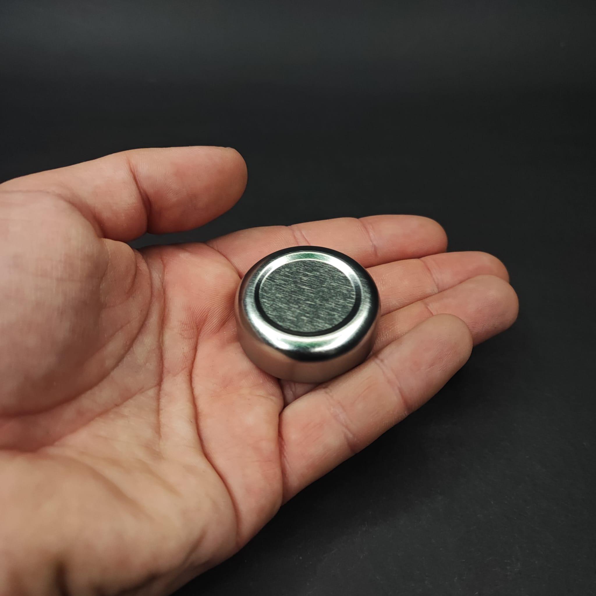 33 MM TWİST-OFF DERİN GÜMÜŞ METAL KAPAK (33MTO469 DÜZ)