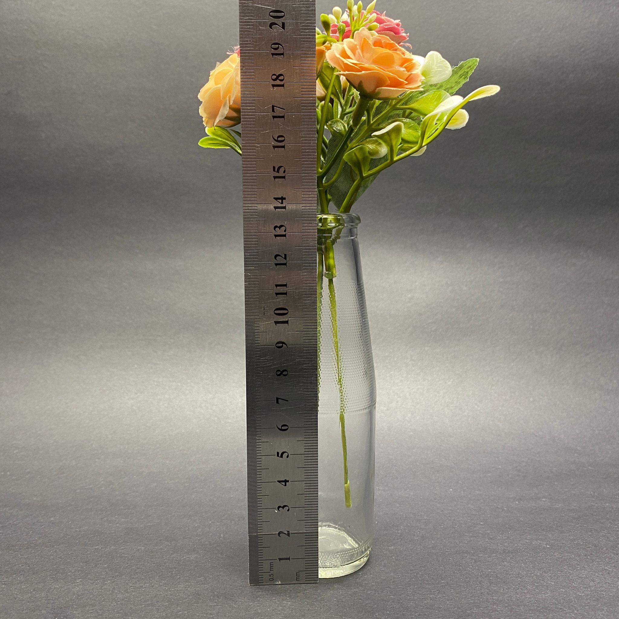 CAM VAZO - YÜKSEK KALİTE , KAMPANYALI FİYAT -  ŞEFFAF RENK 4,15 X 13,7 CM (GÖRSELDEKİ ÇİÇEK TEŞHİR AMAÇLIDIR, SADECE VAZO GÖNDERİLİR)