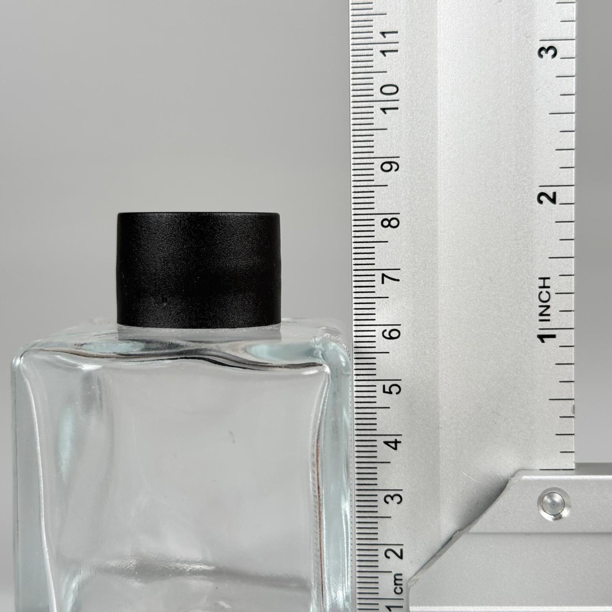 100 CC KARE BAMBU CAM BAMBU ODA KOKUSU ŞİŞESİ - 100 ML KÖŞELİ BAMBU ODA KOKUSU ŞİŞESİ - DİFÜZÖR ŞİŞE- CAM ŞİŞE + SİYAH KAPAK + TIPA
