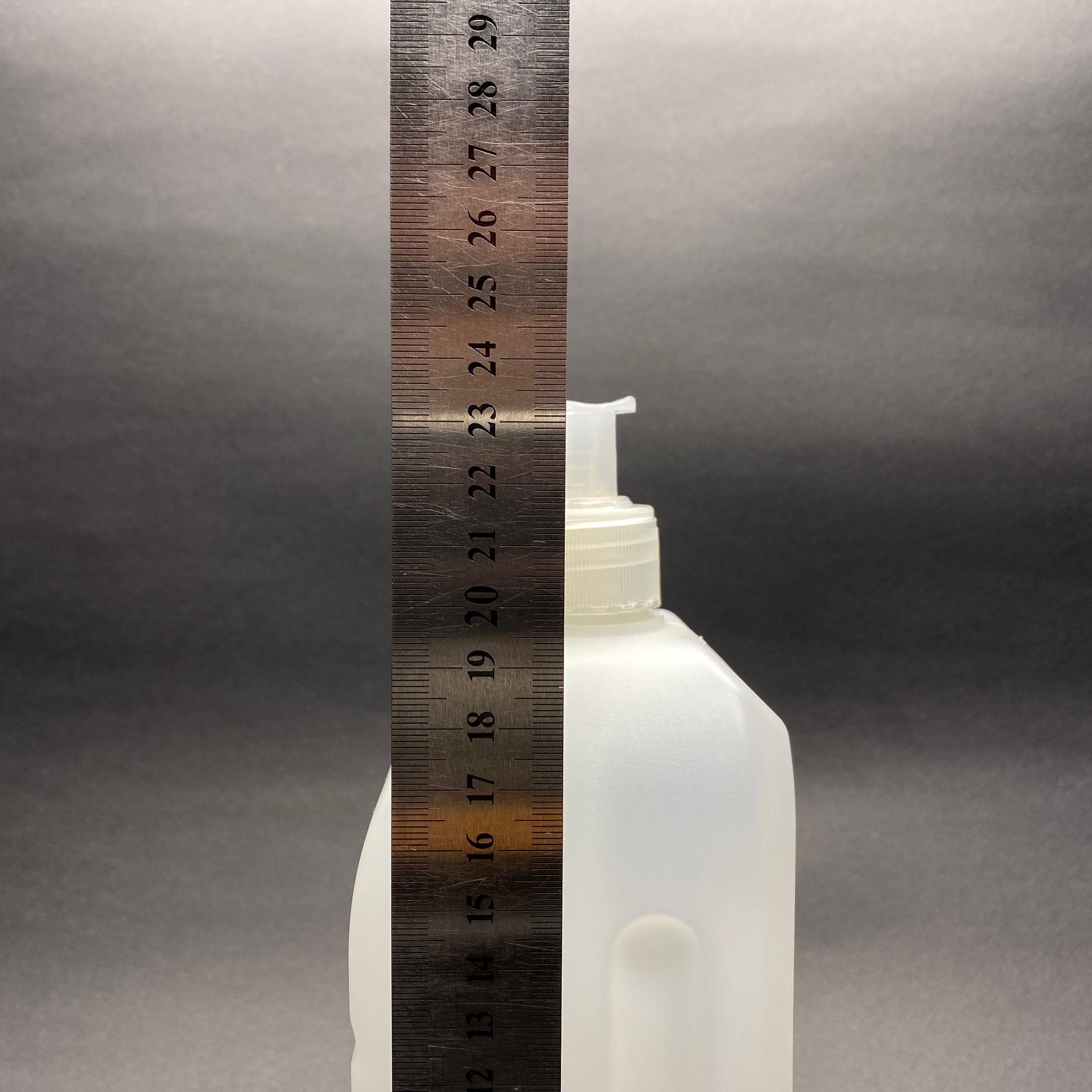 1000 CC POLİETİLEN DEZENFEKTAN ŞİŞESİ - ŞEFFAF SIVI SABUN POMPALI  - 1000 ML PLASTİK DEZENFEKTAN ŞİŞESİ
