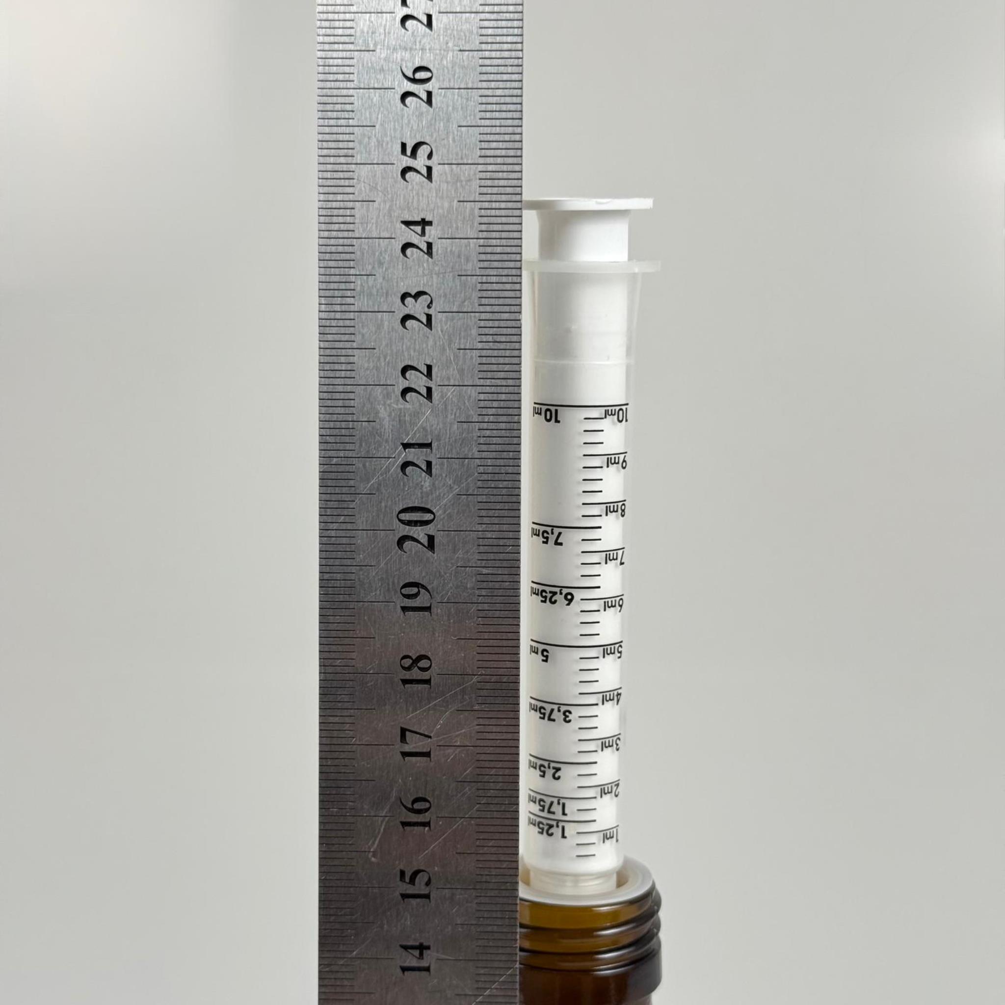 250 ML CAM ECZA ŞİŞESİ + 10 ML DOZAJ PİPETİ + DOZAJ TIPASI + CONTALI PLASTİK KAPAK TAKIM