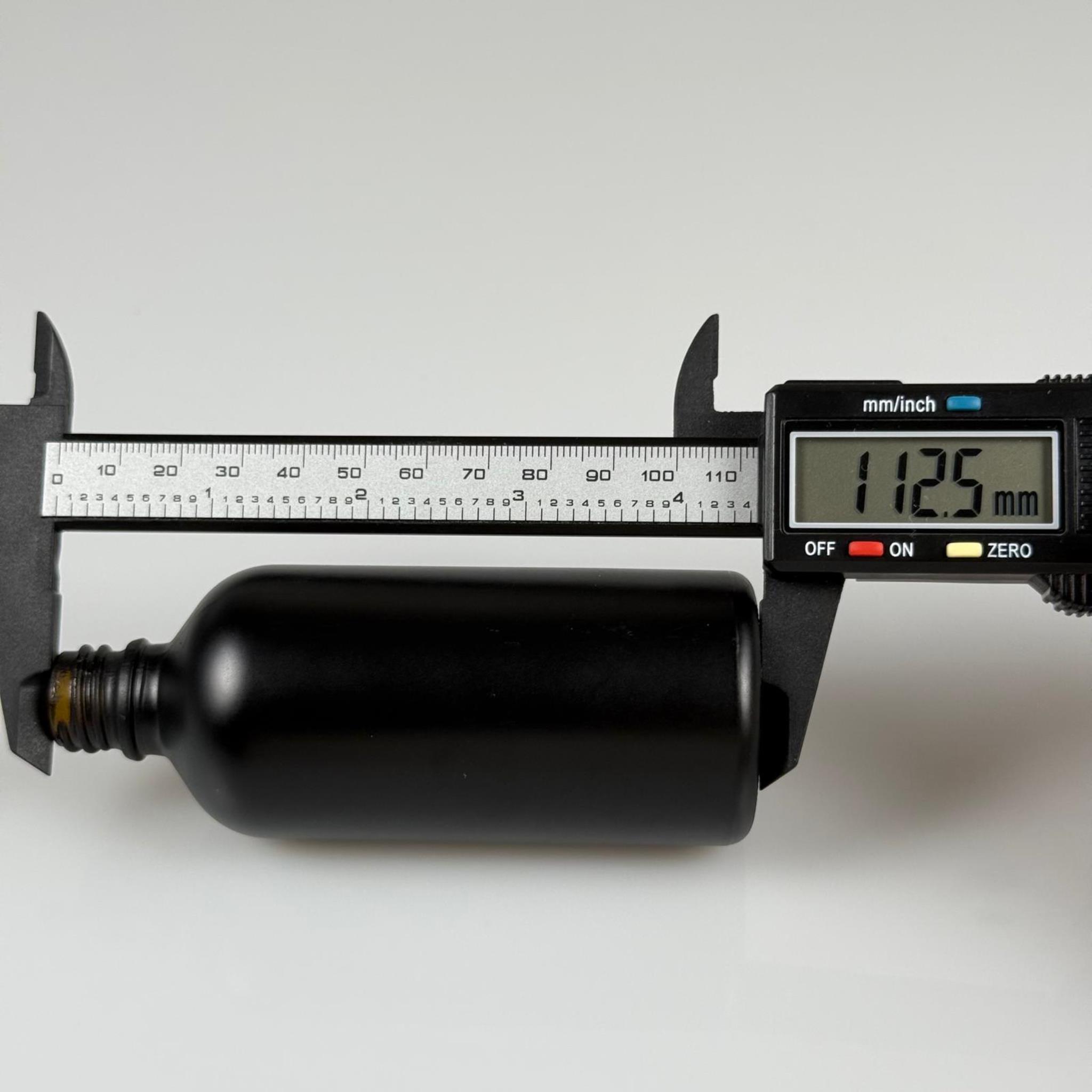 100 CC MAT SİYAH CAM ŞİŞE KAPAKSIZ (18 AĞIZ) - 100 ML SİYAH CAM ŞİŞE