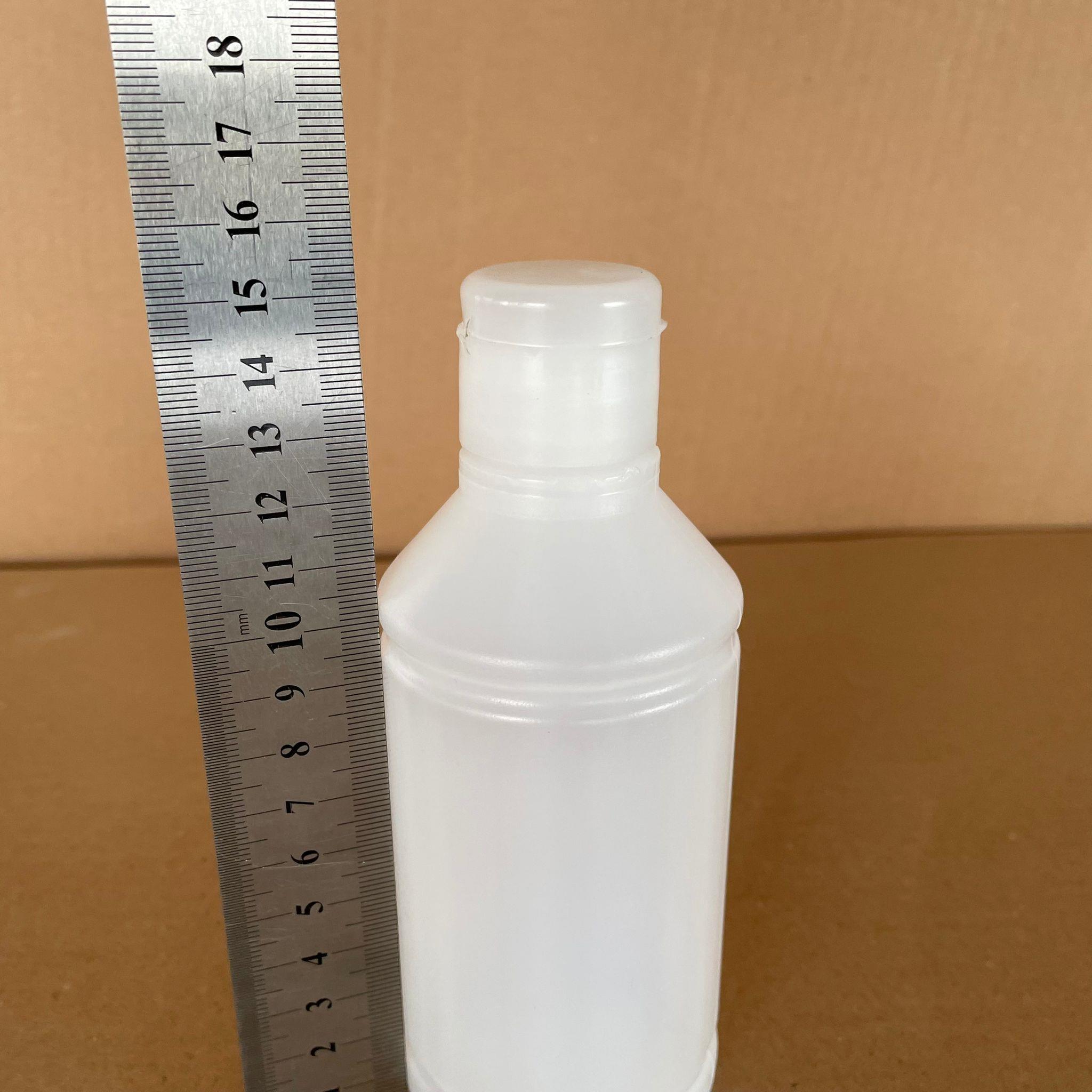 250 CC TİNER ŞİŞESİ - ŞEFFAF FLİPTOP KAPAKLI - 250 ML KİMYASALA DAYANIKLI PLASTİK ŞİŞE - 0,25 LT POLİETİLEN ŞİŞE