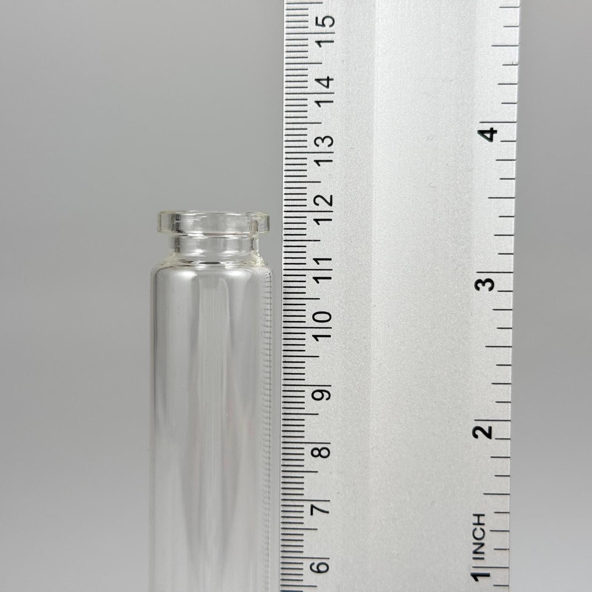 BOROSİLİKAT CAM ŞİŞE - 35 CC - 22x120 MM - ÇEKME CAM BORU FLAKON İNCE PENİSİLİN ŞİŞESİ - AĞIZ ÇAPI 20 MM