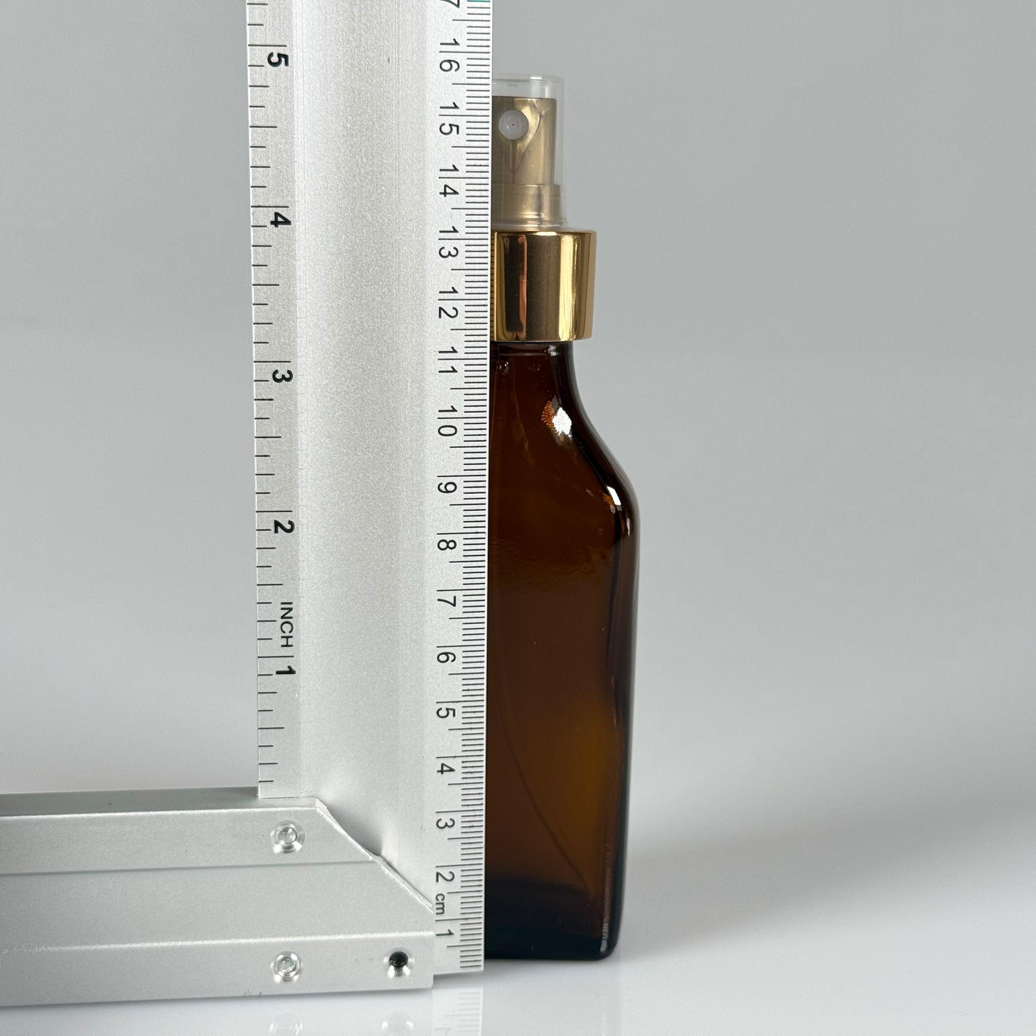100 CC YASSI AMBER GOLD SPREYLİ CAM ŞİŞE - 100 ML LÜKS SPREY ŞİŞE