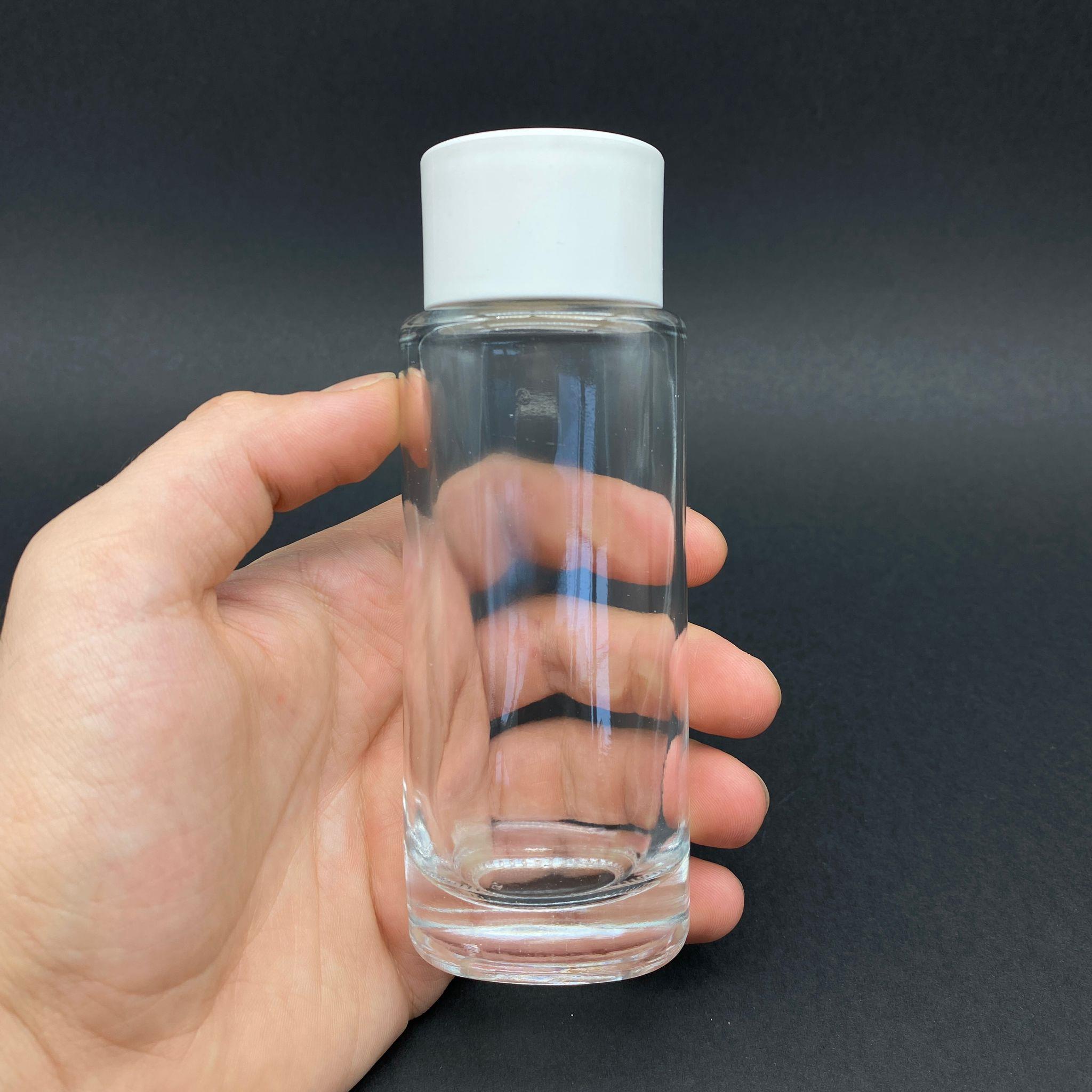 100 CC REBUL ŞİŞE - BEYAZ KOLONYA KAPAKLI - KOLONYA TIPALI - 100 ML REBUL MODEL CAM KOLONYA ŞİŞESİ