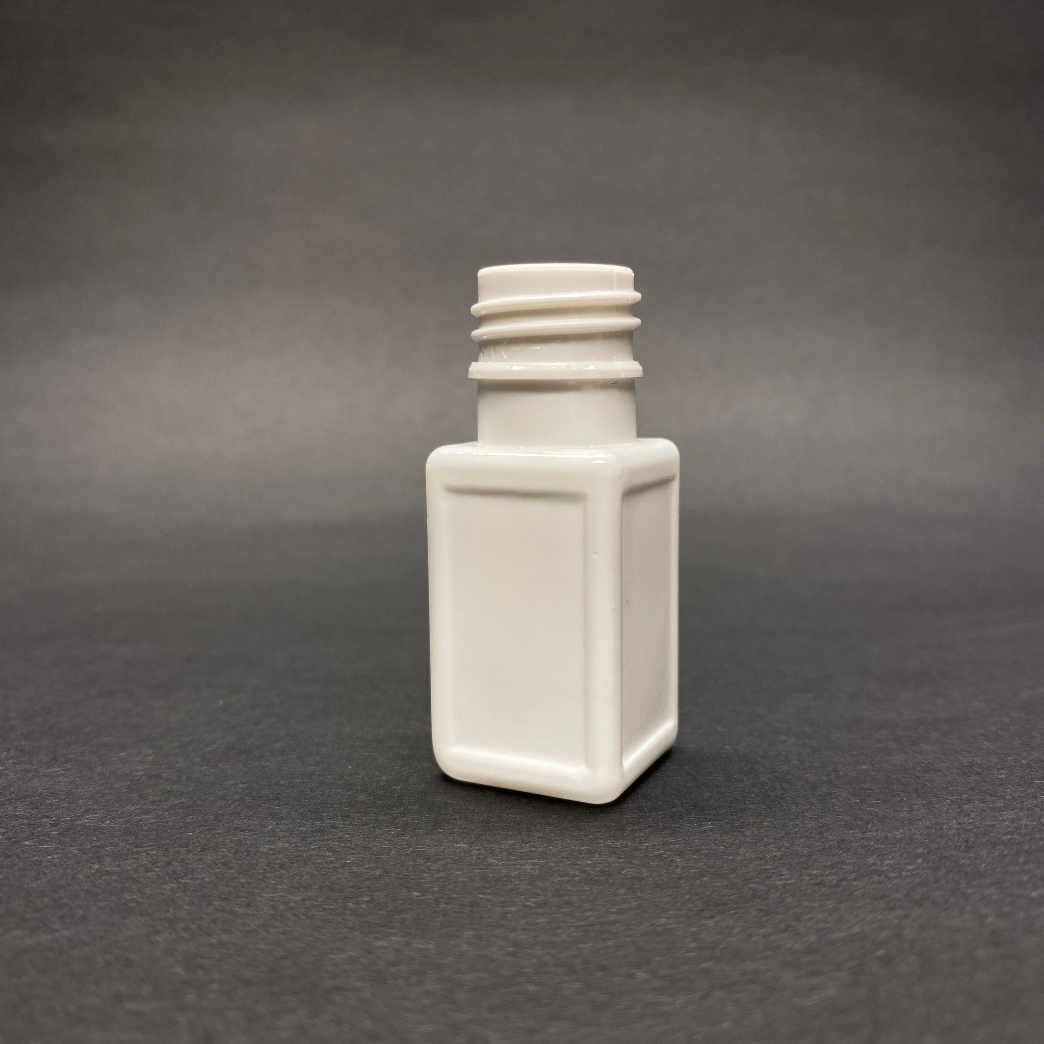 10 CC KARE PET SHOT ŞİŞE - 18 AĞIZ KAPAKSIZ - 10 ML PLASTİK ŞİŞE - BEYAZ