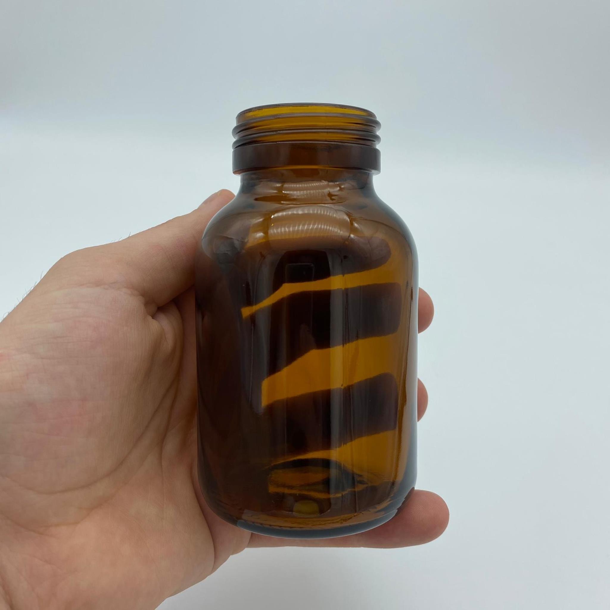 200 CC AMBER CAM TABLET ŞİŞESİ KAPAKSIZ (41 AĞIZ) - ŞİŞECAM ÜRÜN KODU: 716020