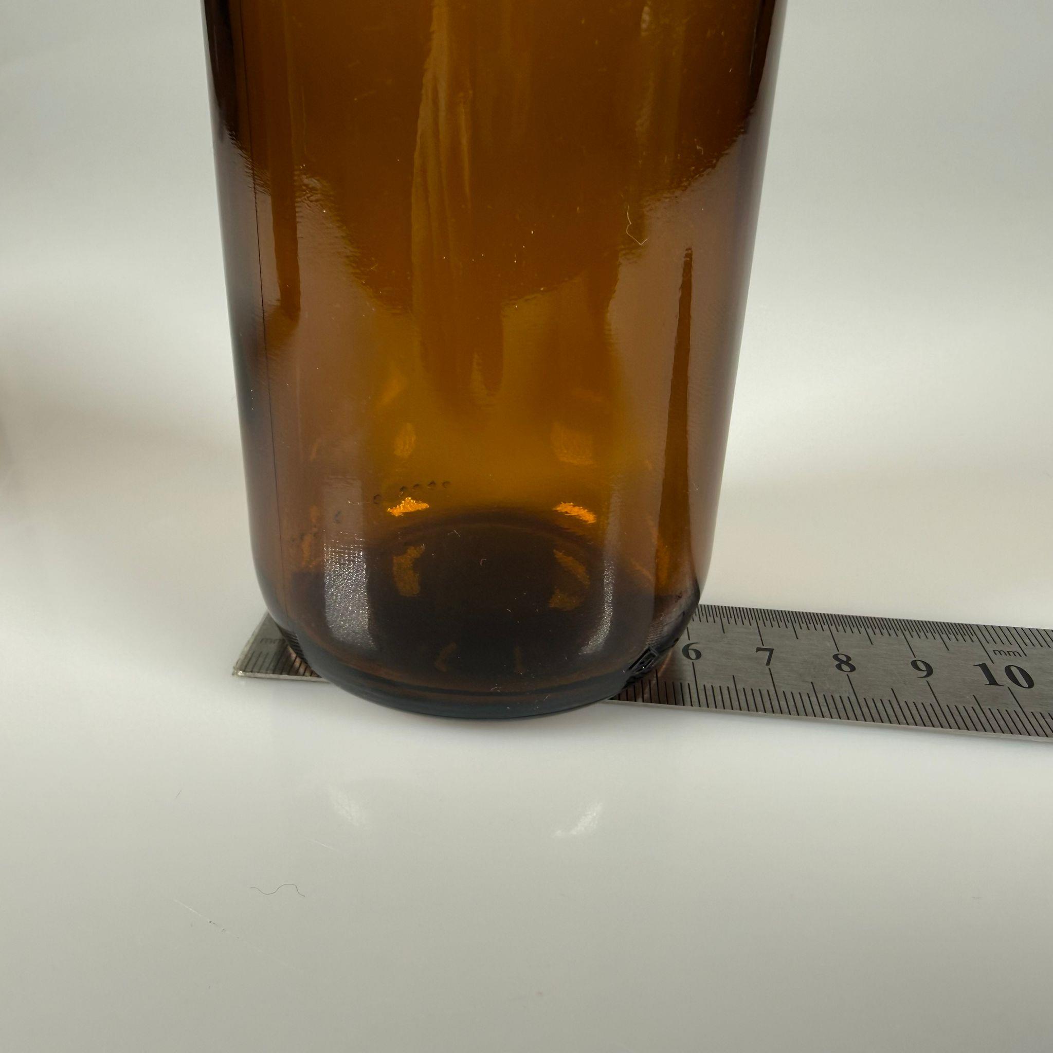 250 ML DOLUMU KOLAY, GENİŞ AĞIZLI İÇTEN DAMLALIKLI ŞİŞE (28 MM AĞIZ)  - 250 CC BEYAZ CONTALI KAPAKLI İÇTEN DAMLALIKLI CAM ECZA ŞİŞESİ - AMBER KAHVERENGİ