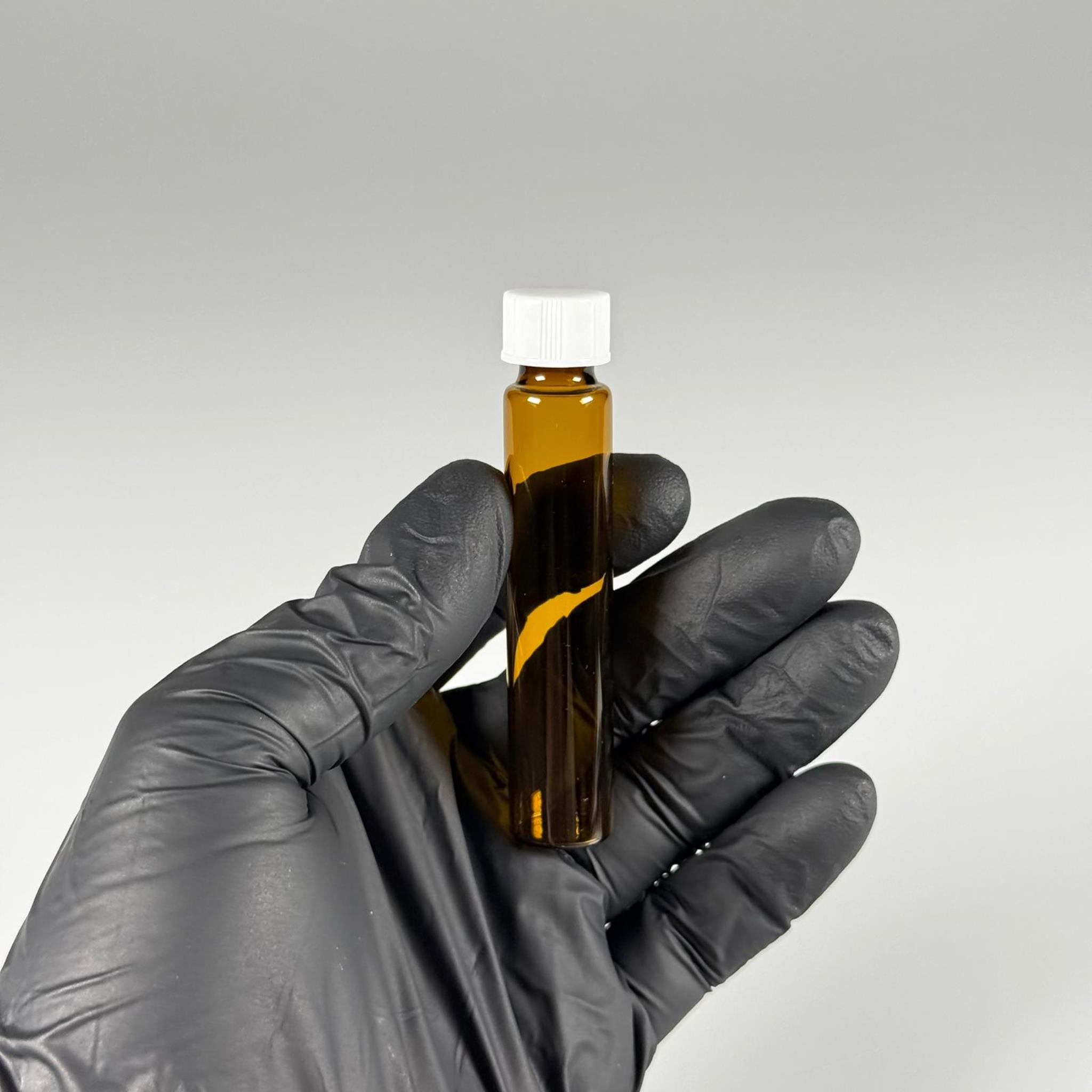 10 CC AMBER CAM ŞİŞE - BEYAZ KAPAKLI - 10 ML KAPAKLI CAM ŞİŞE