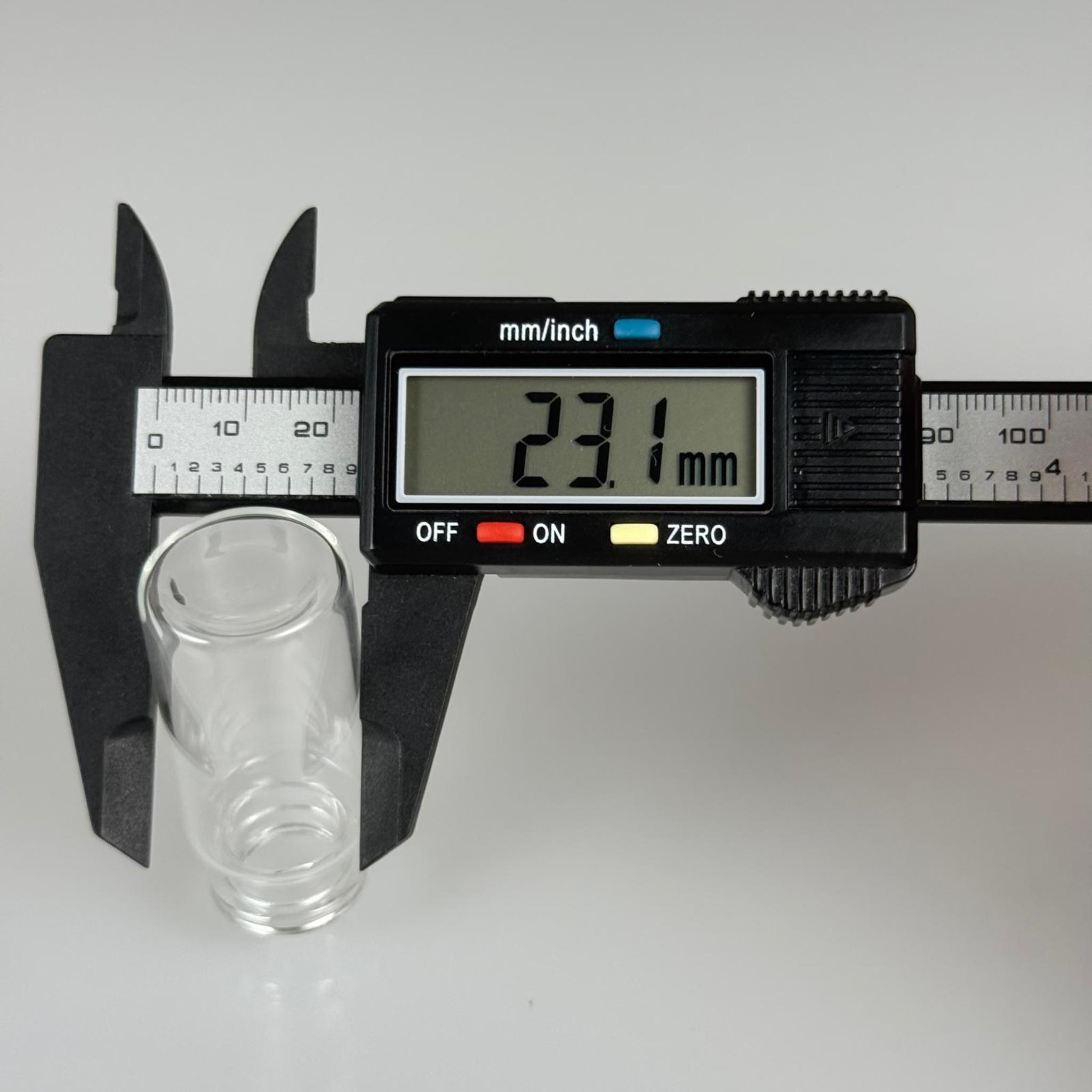 BOROSİLİKAT CAM ŞİŞE - 12 CC - 23x50 MM - ÇEKME CAM BORU FLAKON İNCE PENİSİLİN ŞİŞESİ - AĞIZ ÇAPI 20 MM - FLAKON ŞİŞELERİ VİAL ŞİŞE
