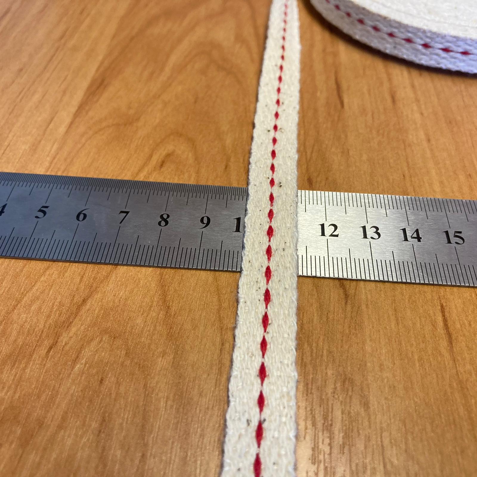 GAZ LAMBASI FİTİLİ NO:7 - 5 NO  (GENİŞLİK 1,3 CM) - 10 METRE