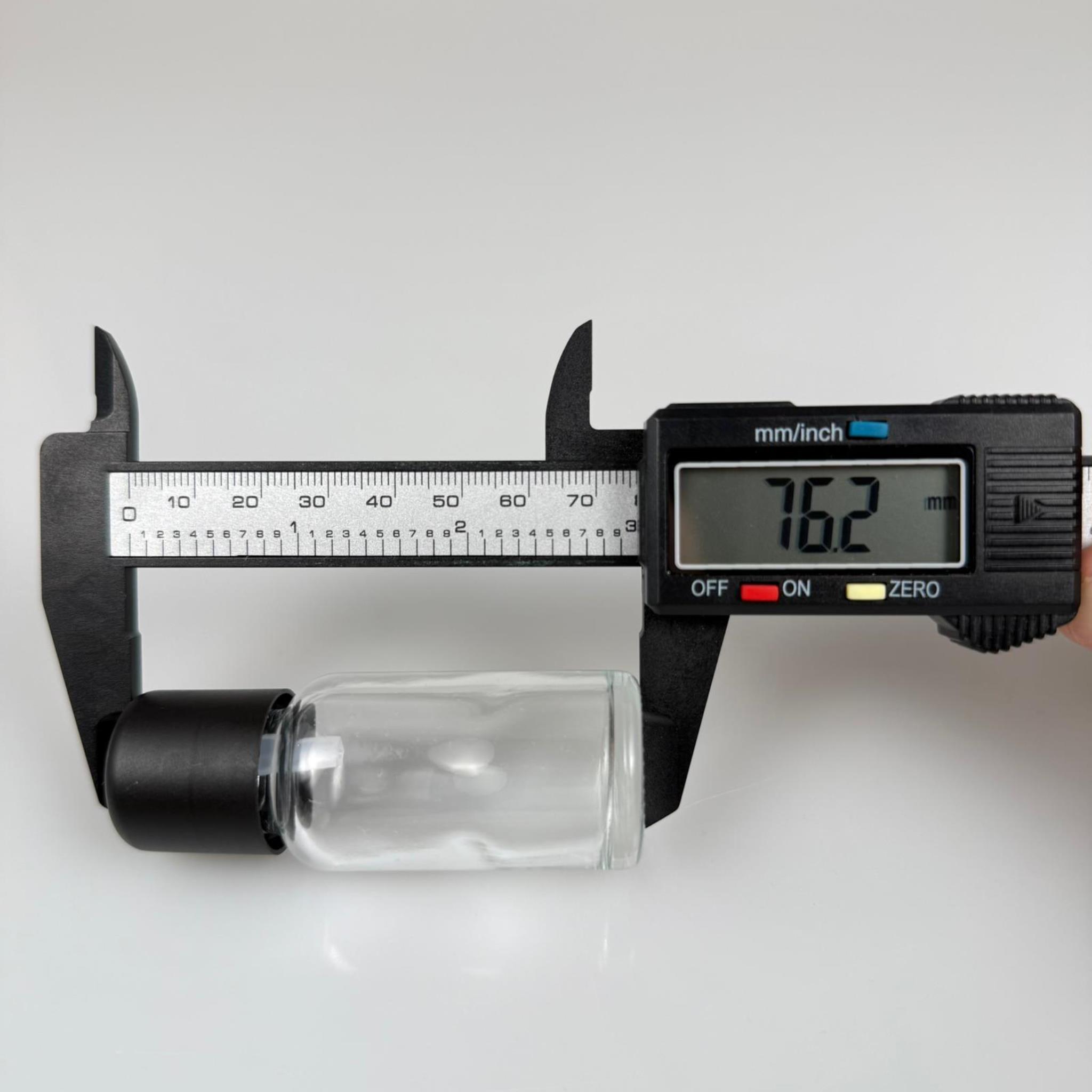 20 CC ŞEFFAF CAM ŞİŞE + İÇTEN DAMLALIKLI ÇOCUK KİLİTLİ SİYAH KAPAK - SAYDAM 20 ML KİLİT KAPAKLI DAMLATMALI ŞİŞE