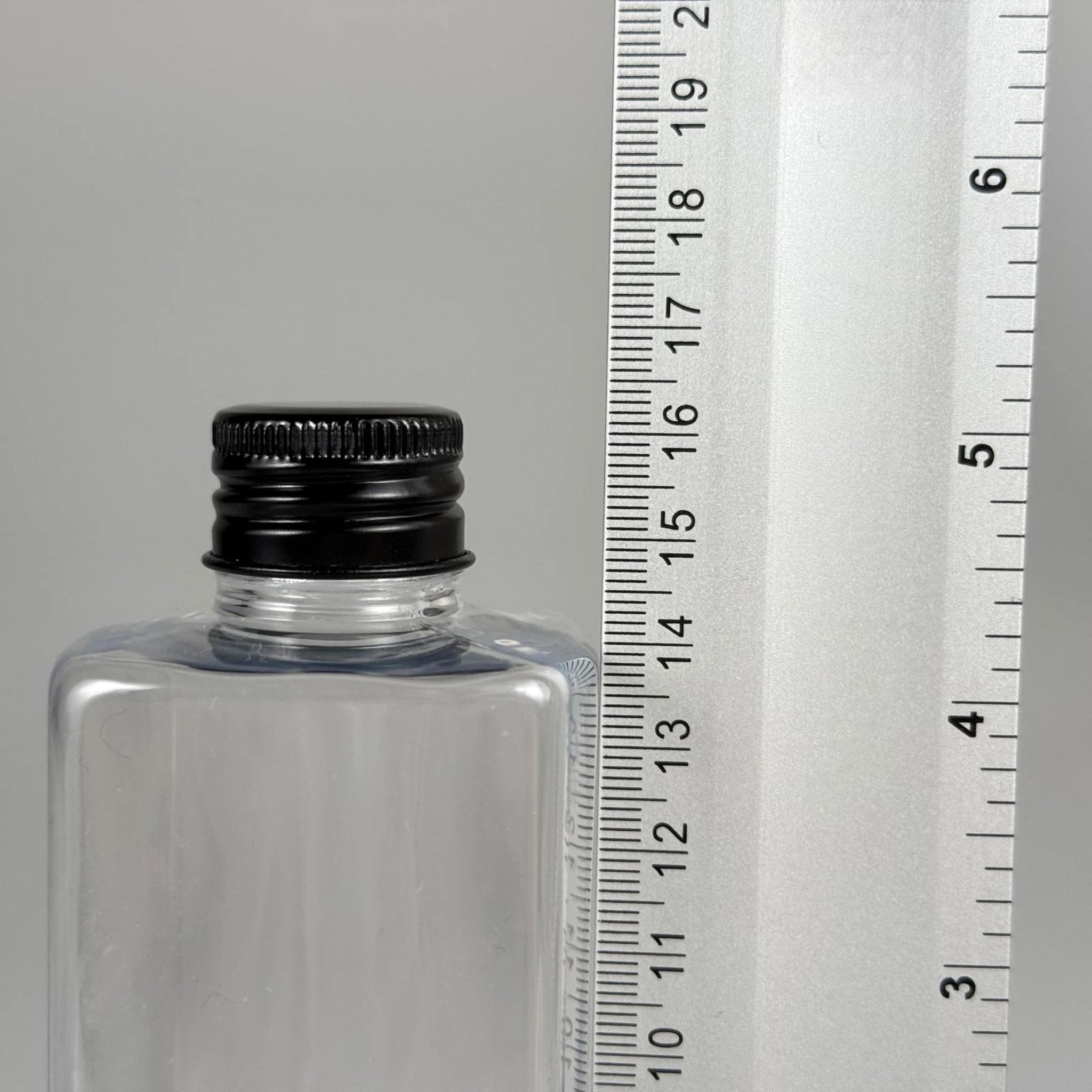 300 CC KARE PET ŞİŞE (31 GR - 24 AĞIZ) + KÖPÜK CONTALI SİYAH METAL ALÜMİNYUM KAPAK + KOLONYA TIPALI TAKIM - 300 ML KAPAKLI PLASTİK ŞİŞELER