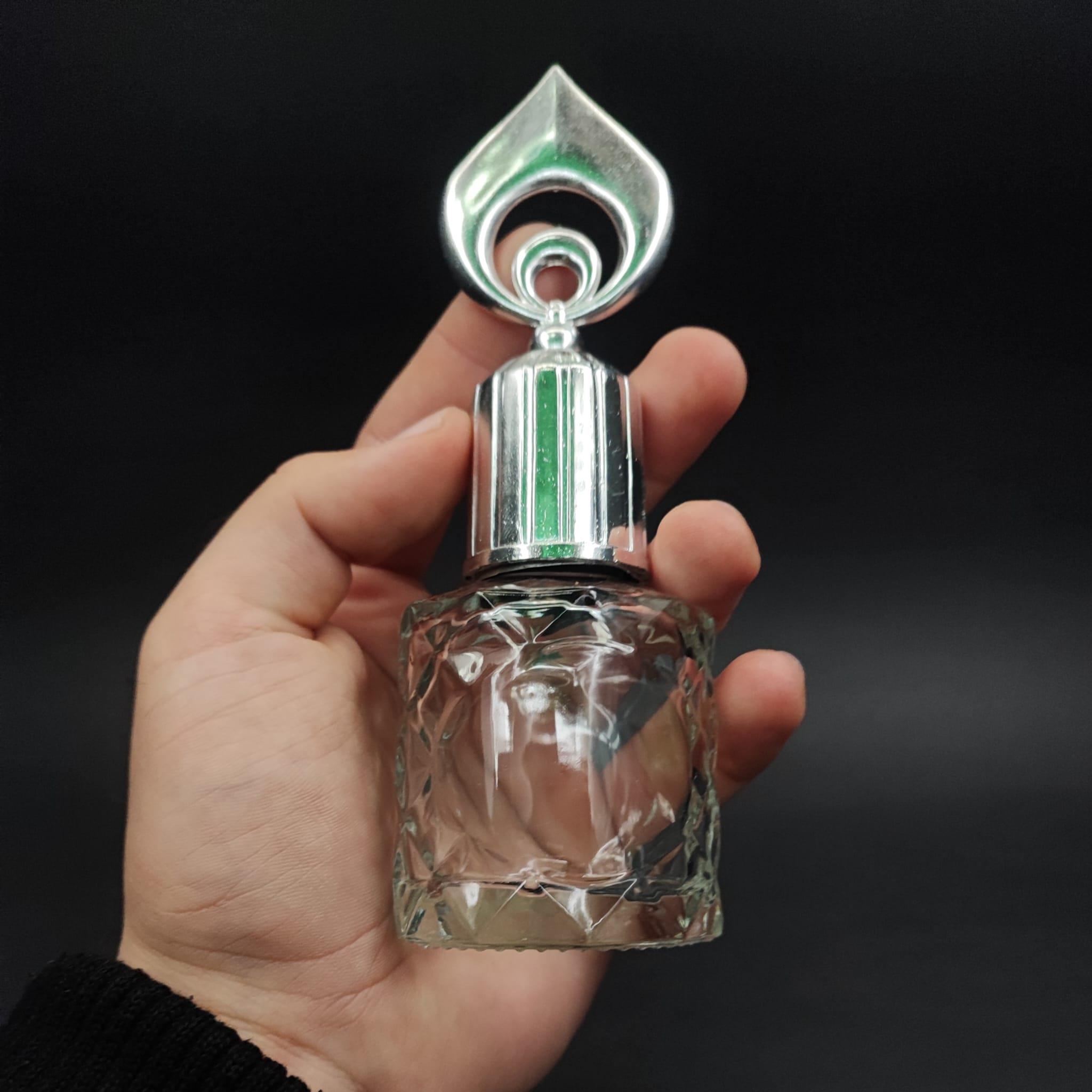 50 CC VELORA CAM ŞİŞE - GÜMÜŞ HİLAL KAPAKLI + KOLONYA TIPALI - 50 ML DÜĞÜN, NİŞAN, SÖZ, KINA, CENAZE, PROMOSYON İÇİN HEDİYELİK LÜX KOLONYA ŞİŞELERİ