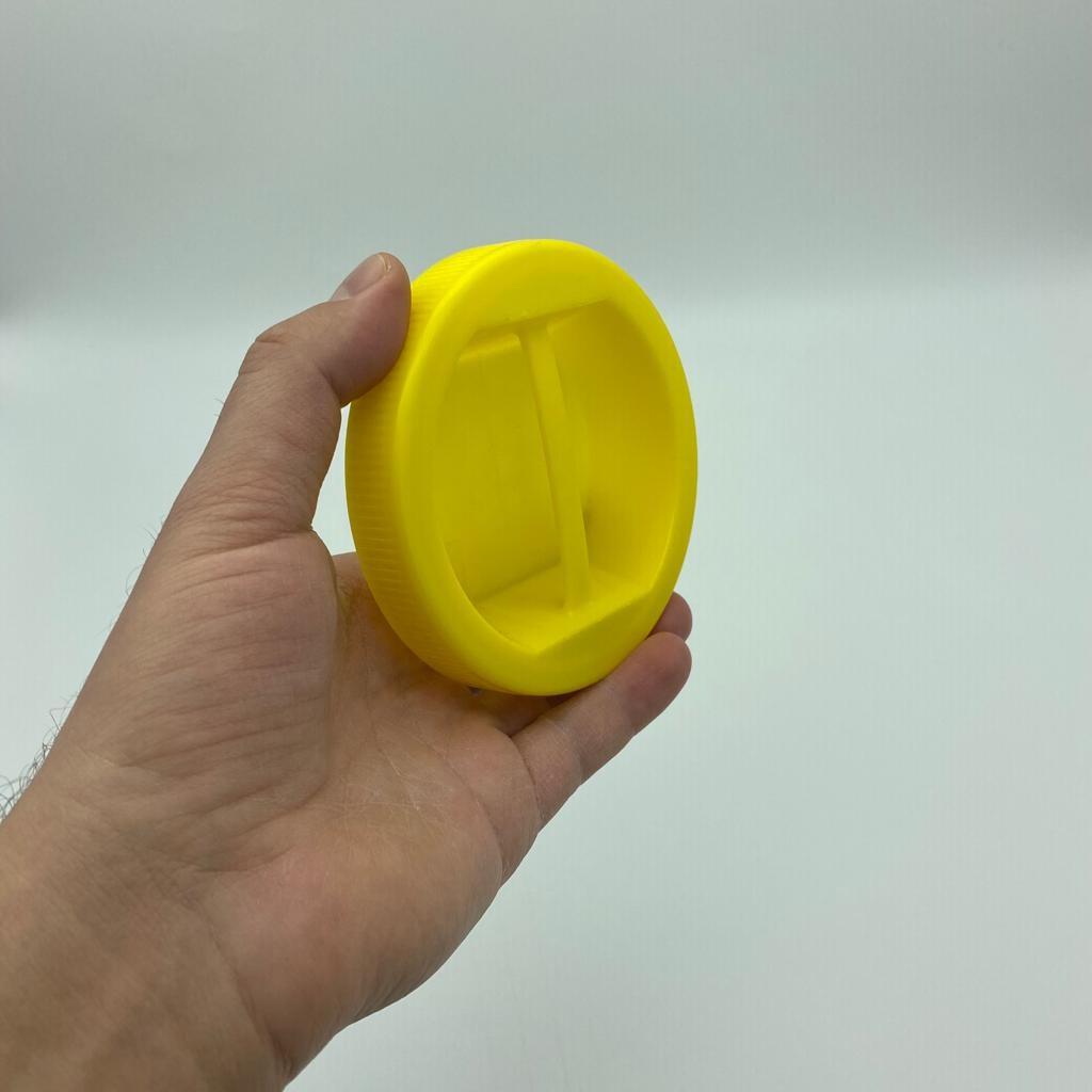 100 MM PLASTİK PET KAVANOZ KAPAK MARMARA SARI