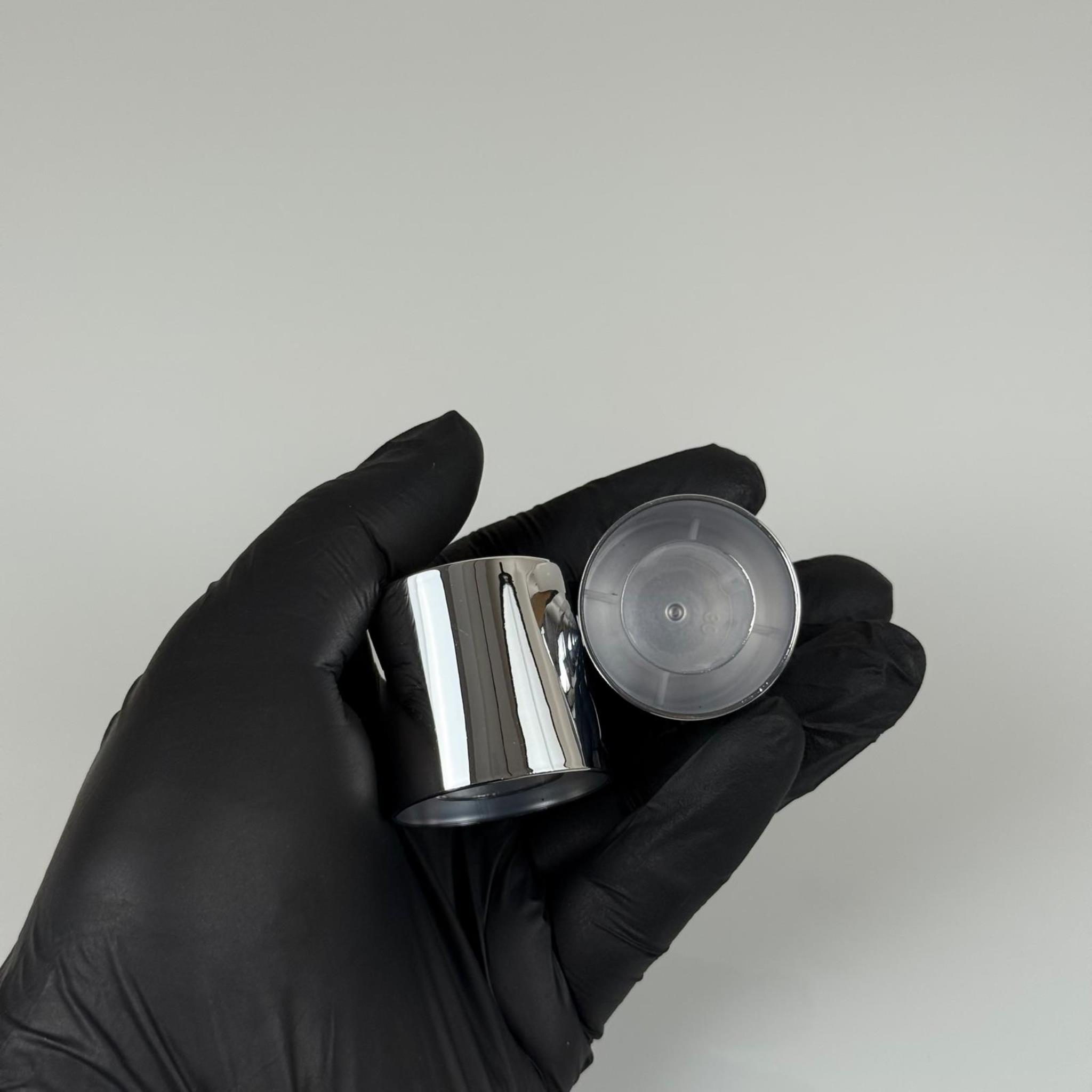 15 MM AĞIZ PARFÜM SPREY KAPAK - PARFÜM SPREYİ ÜZERİNE GEÇME KAPAK - GÜMÜŞ GENİŞ
