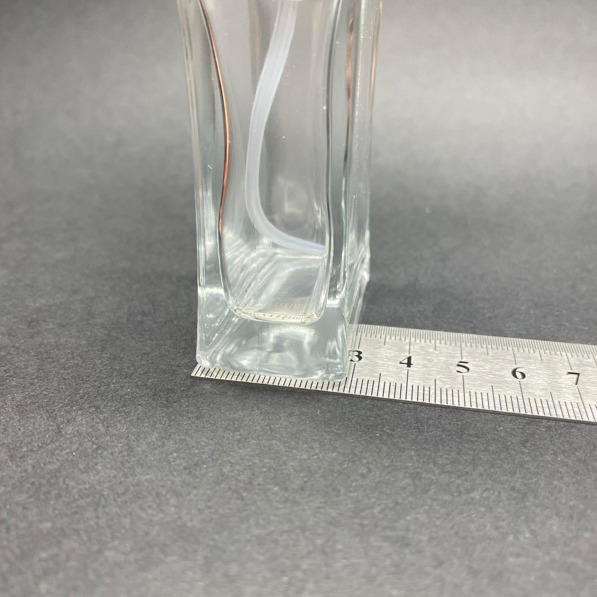 50 CC İNCE BELLİ PARFÜM ŞİŞESİ (DİKDÖRTGEN) GOLD KAPAKLI - SPREYLİ - 50 ML BOŞ PARFÜM ŞİŞESİ - 1. KALİTE İTHAL CAM