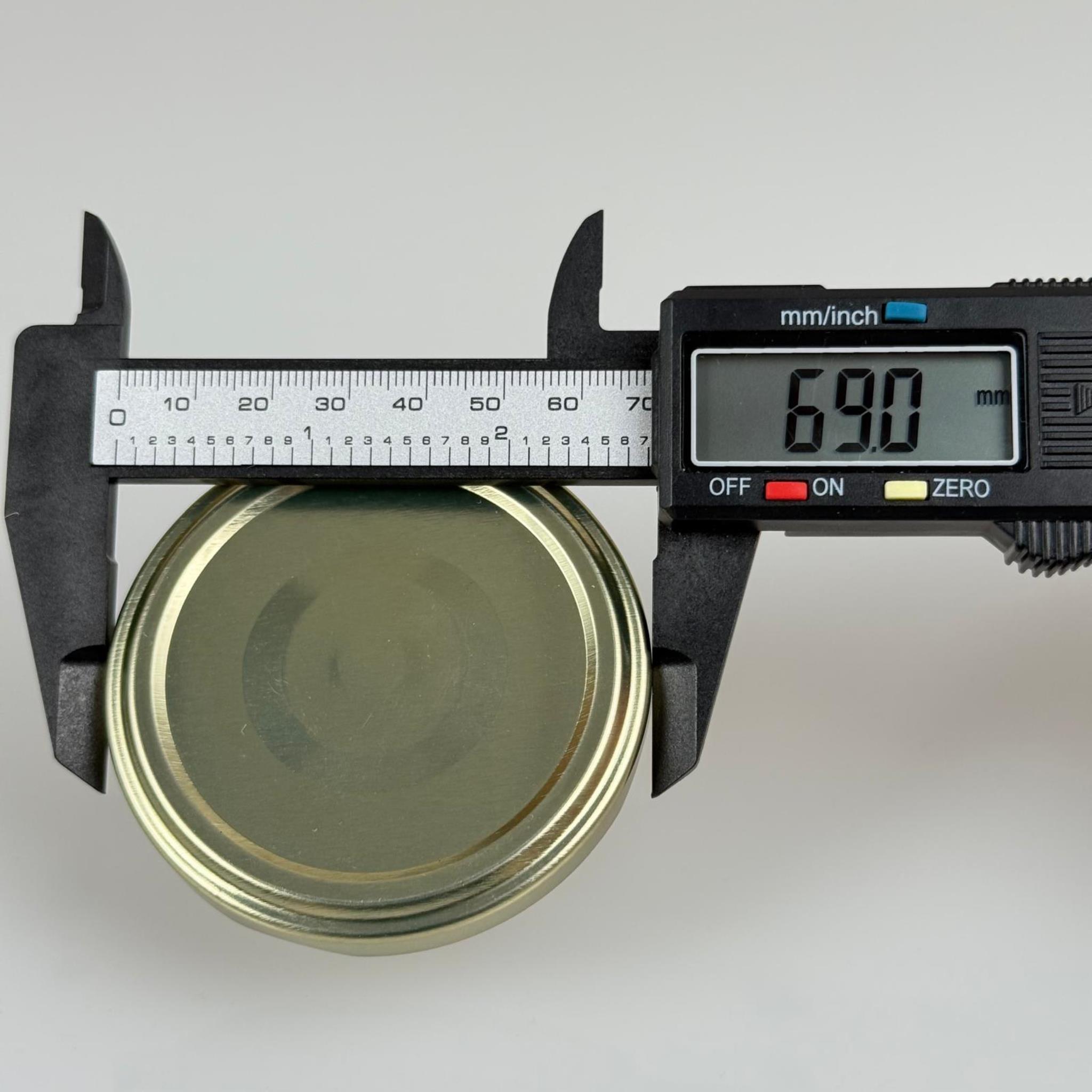 66 MM TWİST-OFF GOLD DÜĞMELİ AÇIK (MC066RSB469) - SİLGAN - EMNİYET DÜĞMELİ - TİKTAK KAPAK - BUTONLU KAPAK