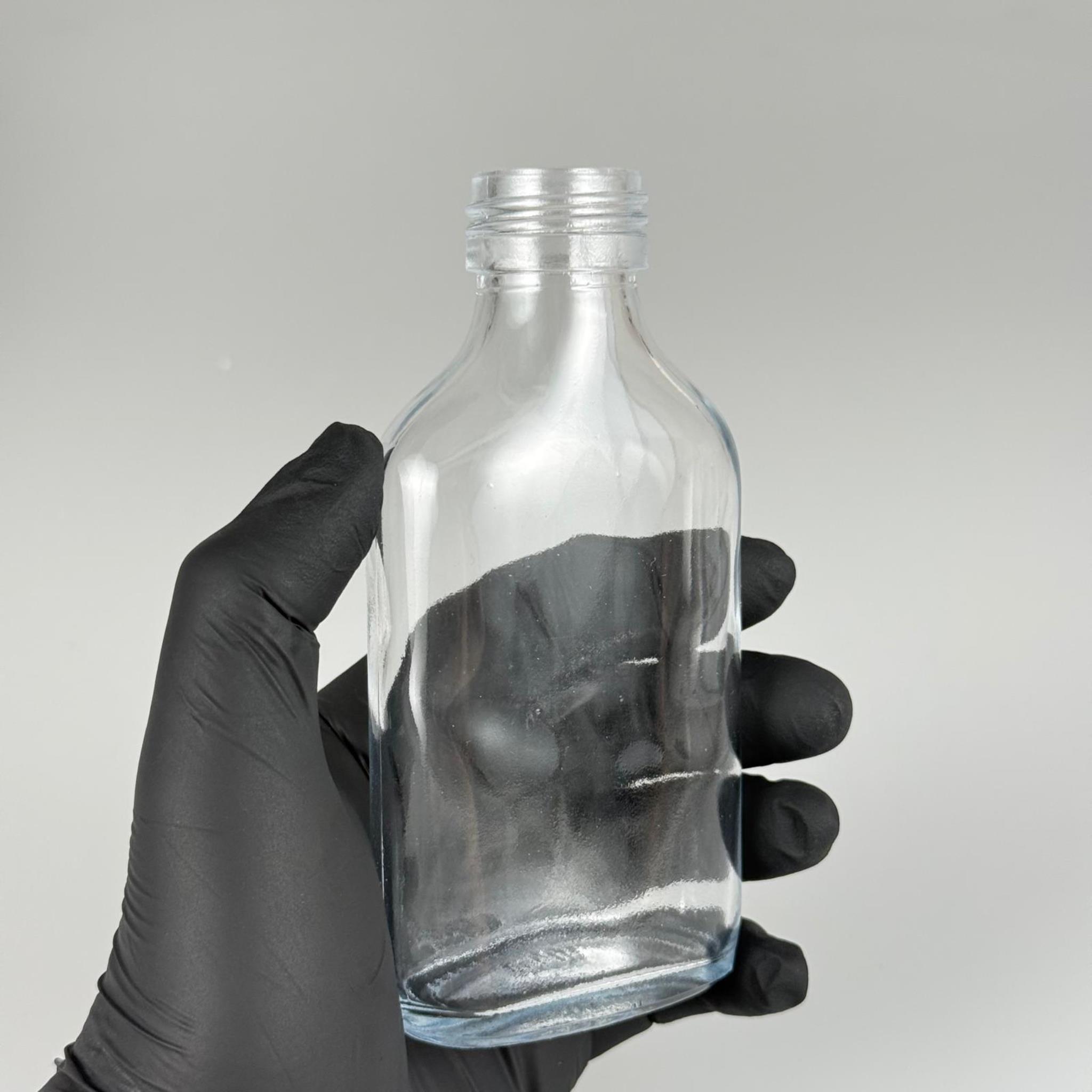 100 CC YASSI CAM COLD BREW ŞİŞE - SOĞUK KAHVE ŞİŞESİ -  KAPAKSIZ (28 AĞIZ) - 100 ML YASSI CAM ŞİŞE